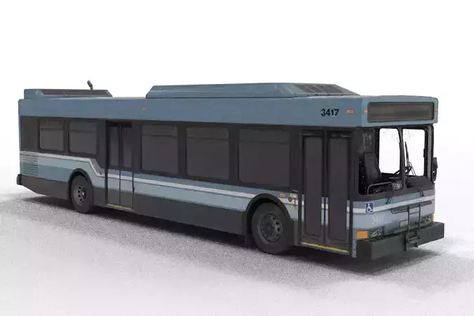 Realistic City Transit Bus