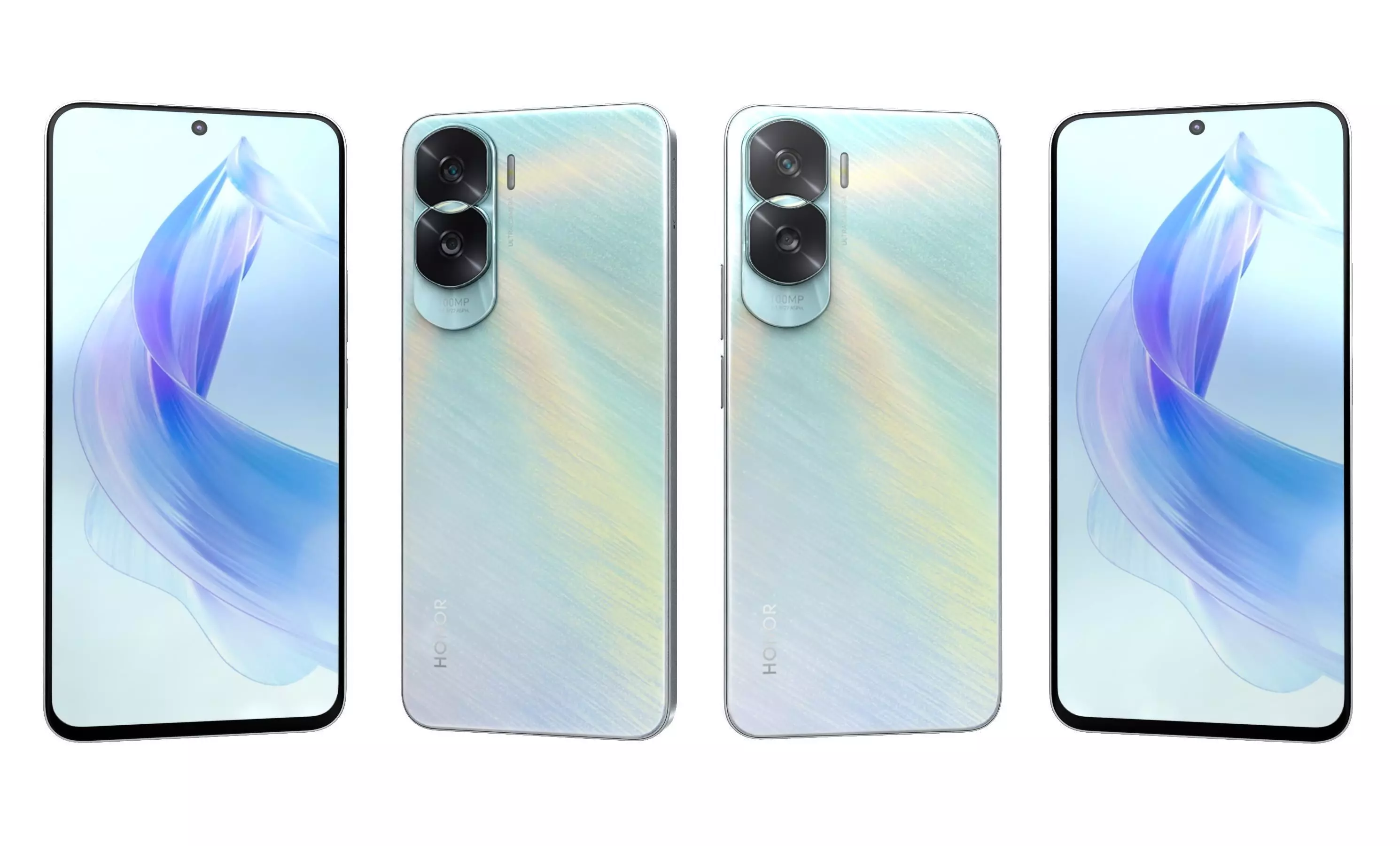 Honor X50i White High Poly 3D model_21