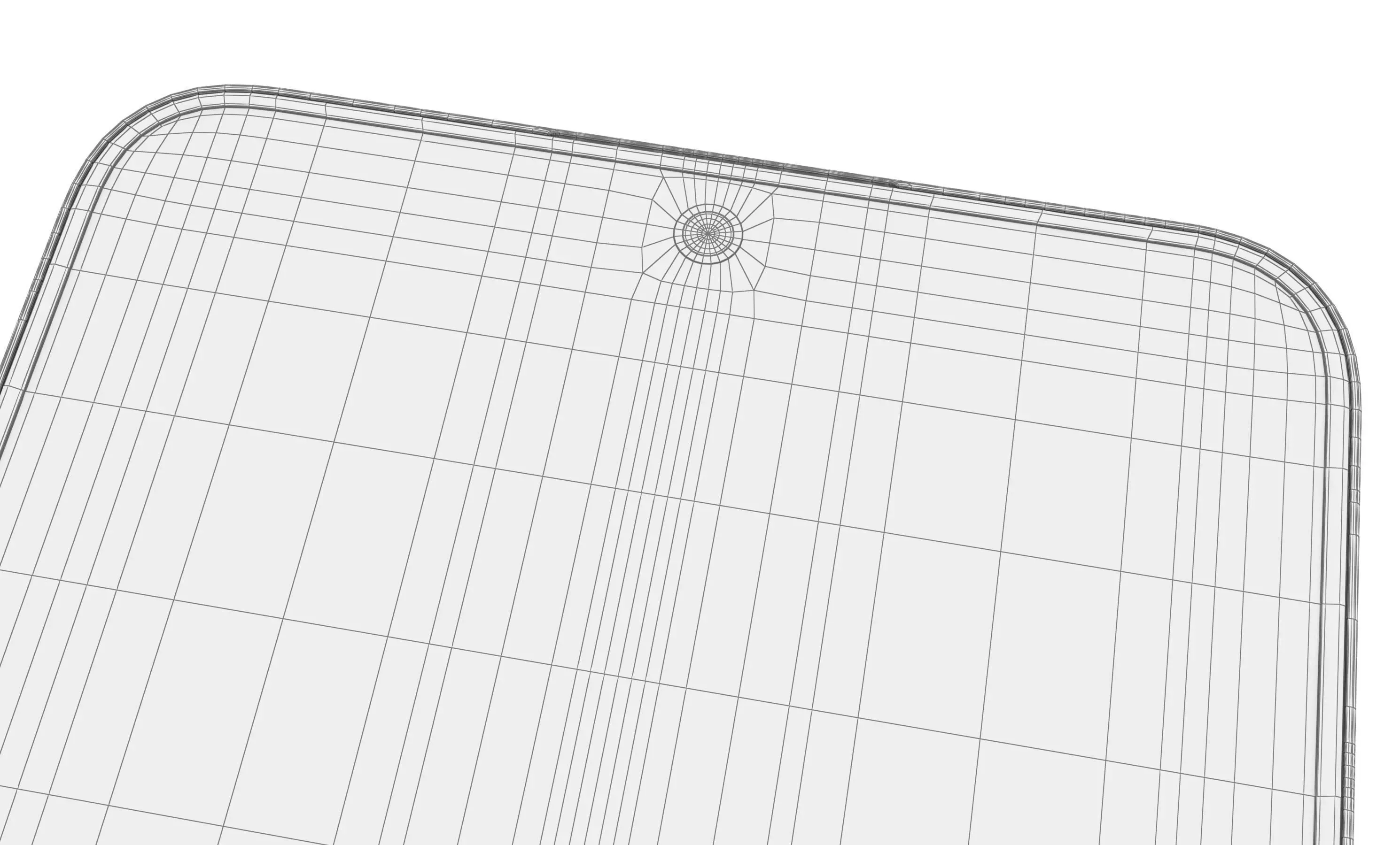 Honor X50i White High Poly 3D model_18