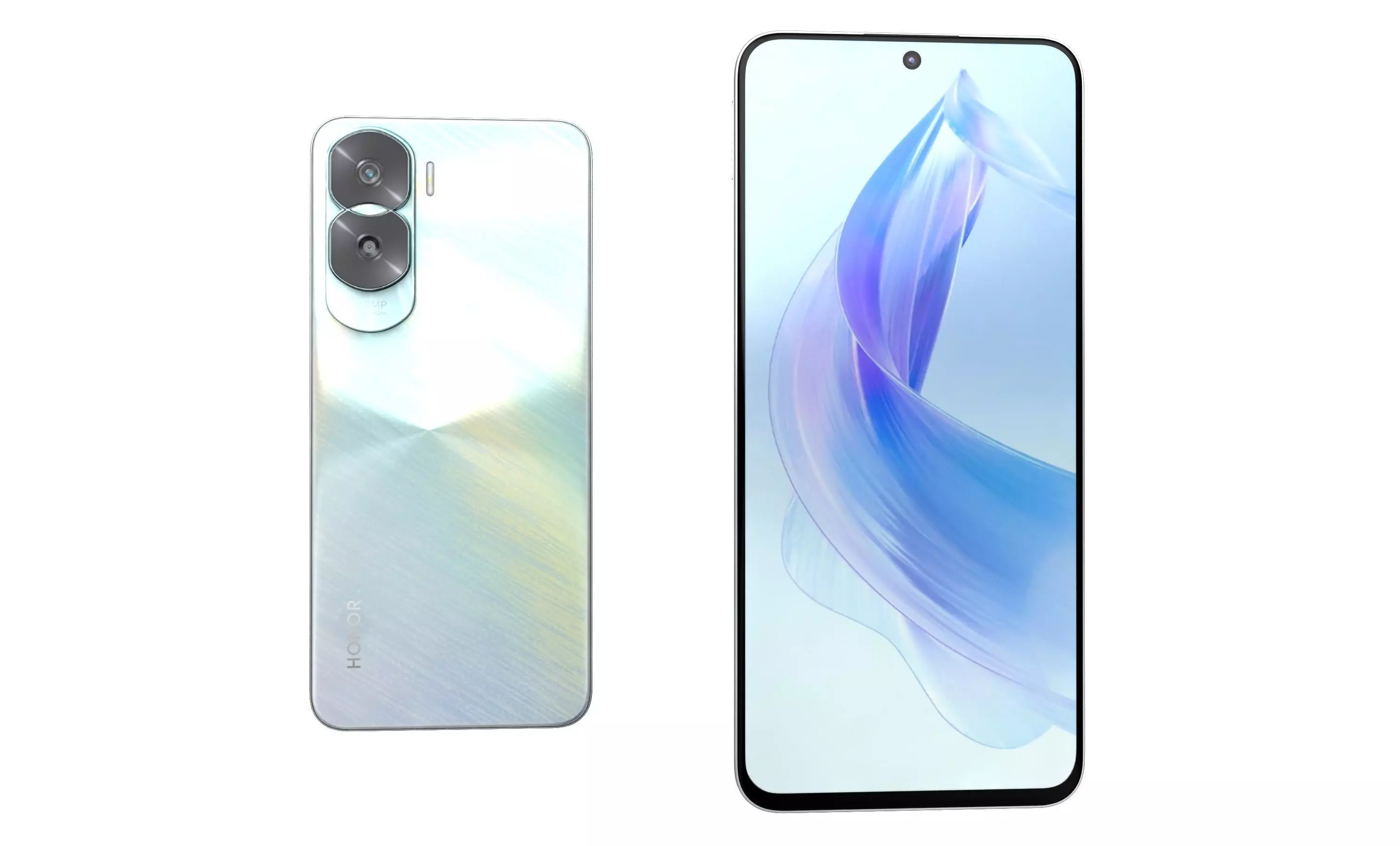 Honor X50i White High Poly 3D model_30