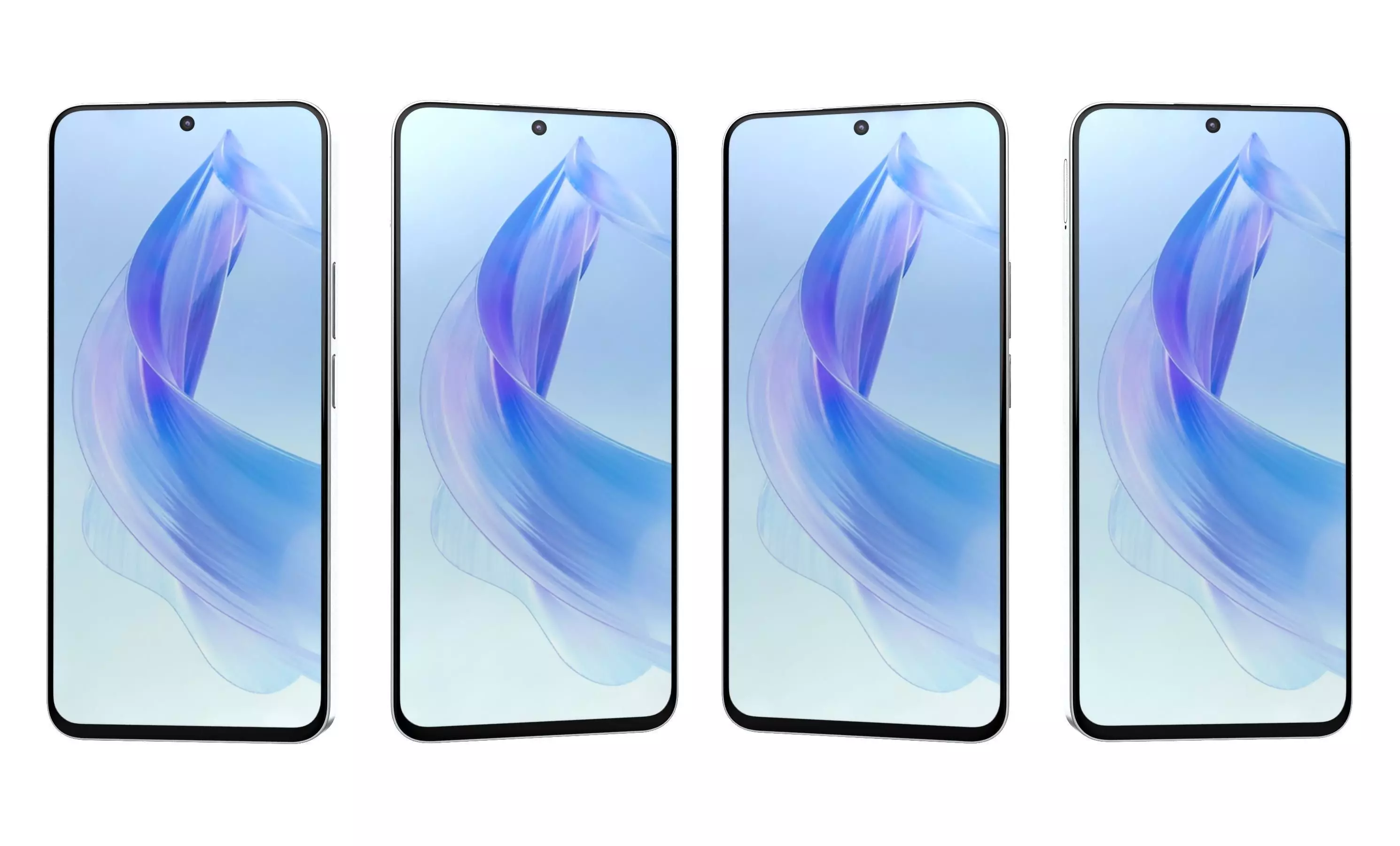 Honor X50i White High Poly 3D model_29