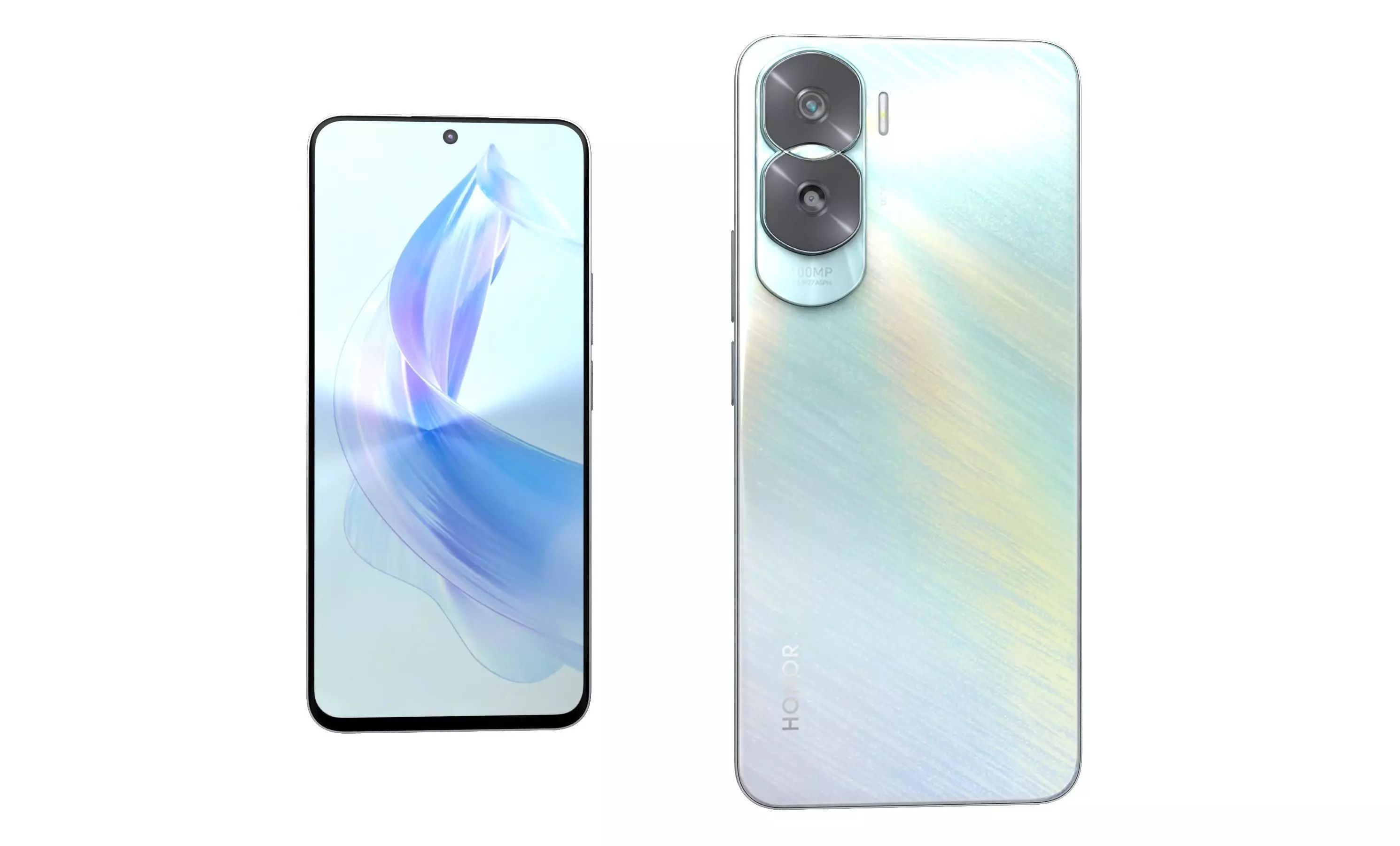 Honor X50i White High Poly 3D model_1