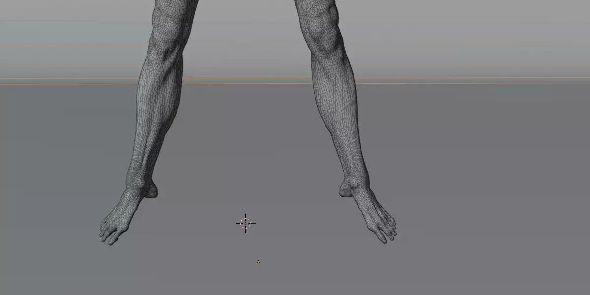 Realistic Human Muscle 3D Model Full Body Anatomical Structure Low-poly 3D model_11