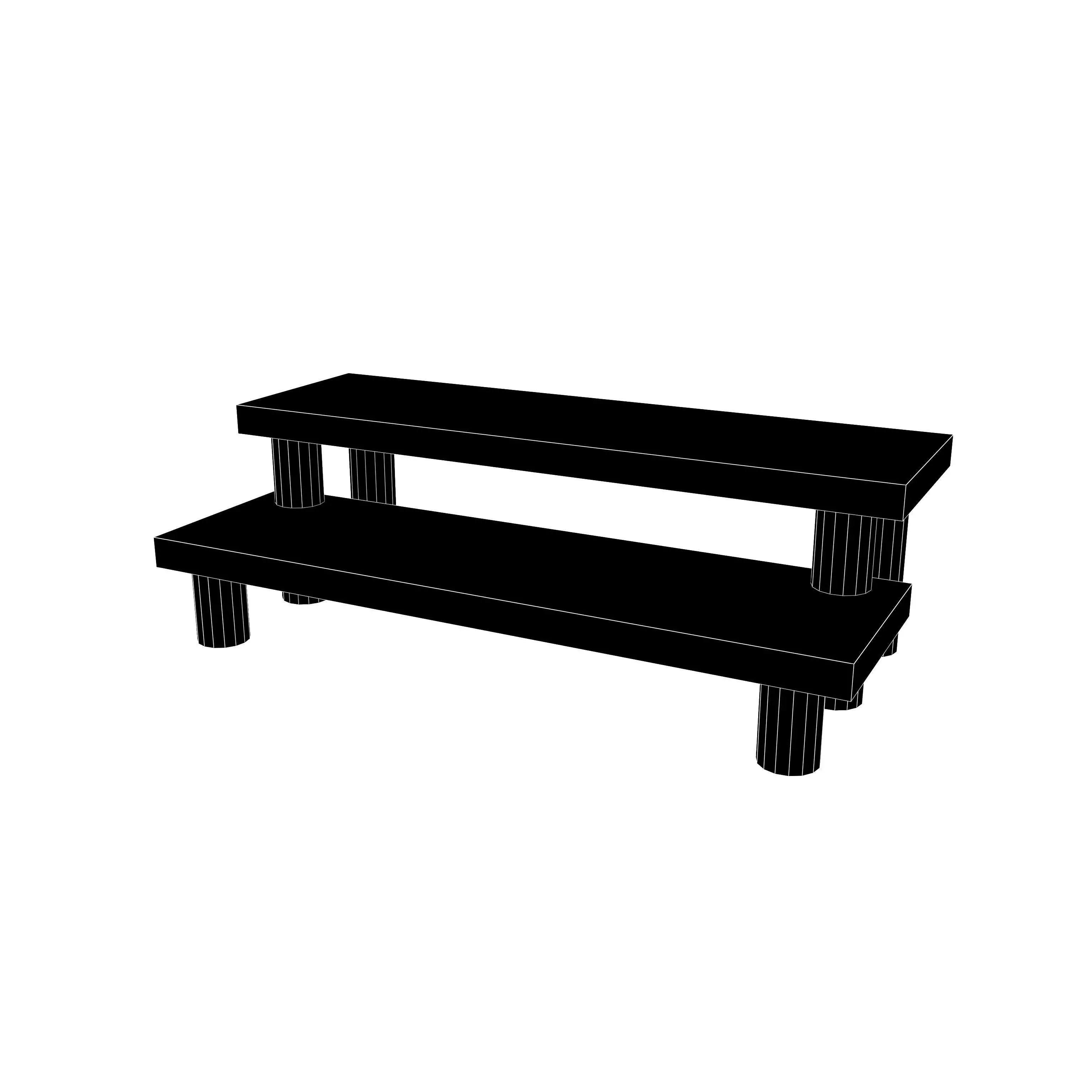 Model Display Rack v1 002 Low-poly 3D model_4