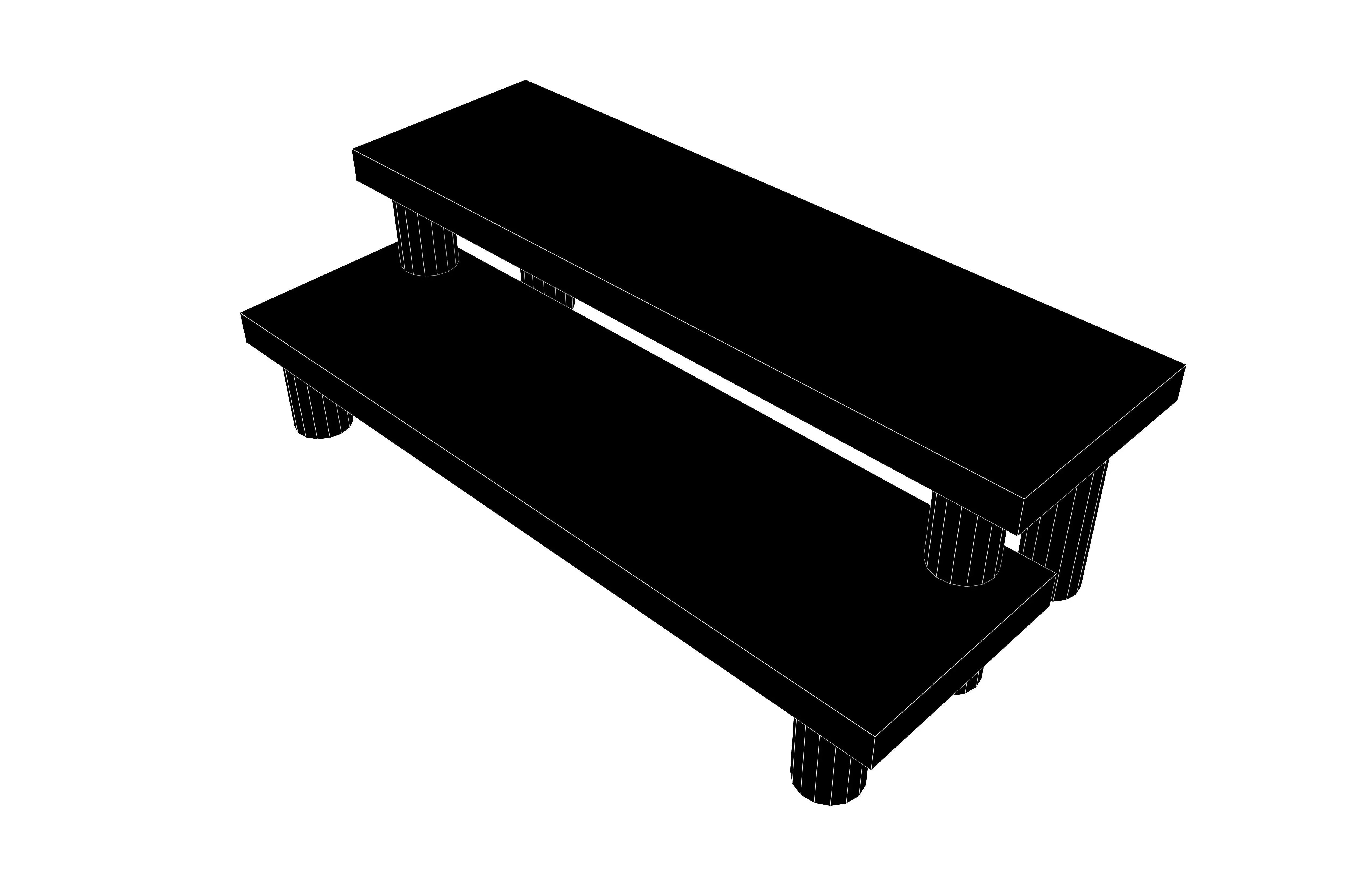 Model Display Rack v1 003 Low-poly 3D model_6