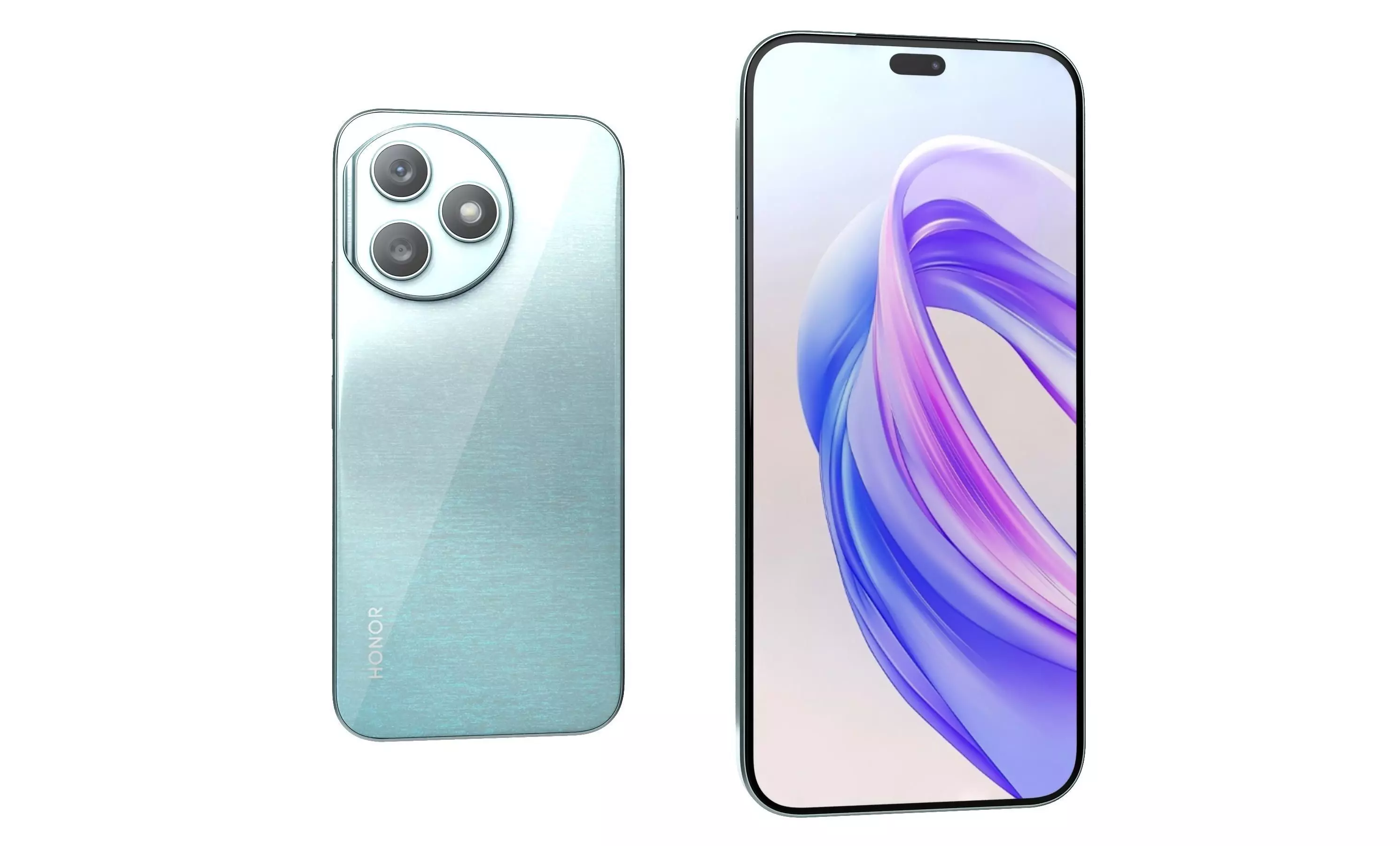 Honor X50i Plus Light Blue High Poly 3D model_9