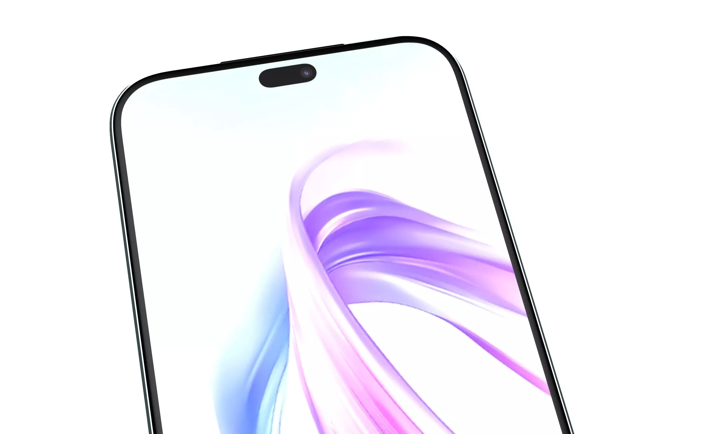 Honor X50i Plus Light Blue High Poly 3D model_11