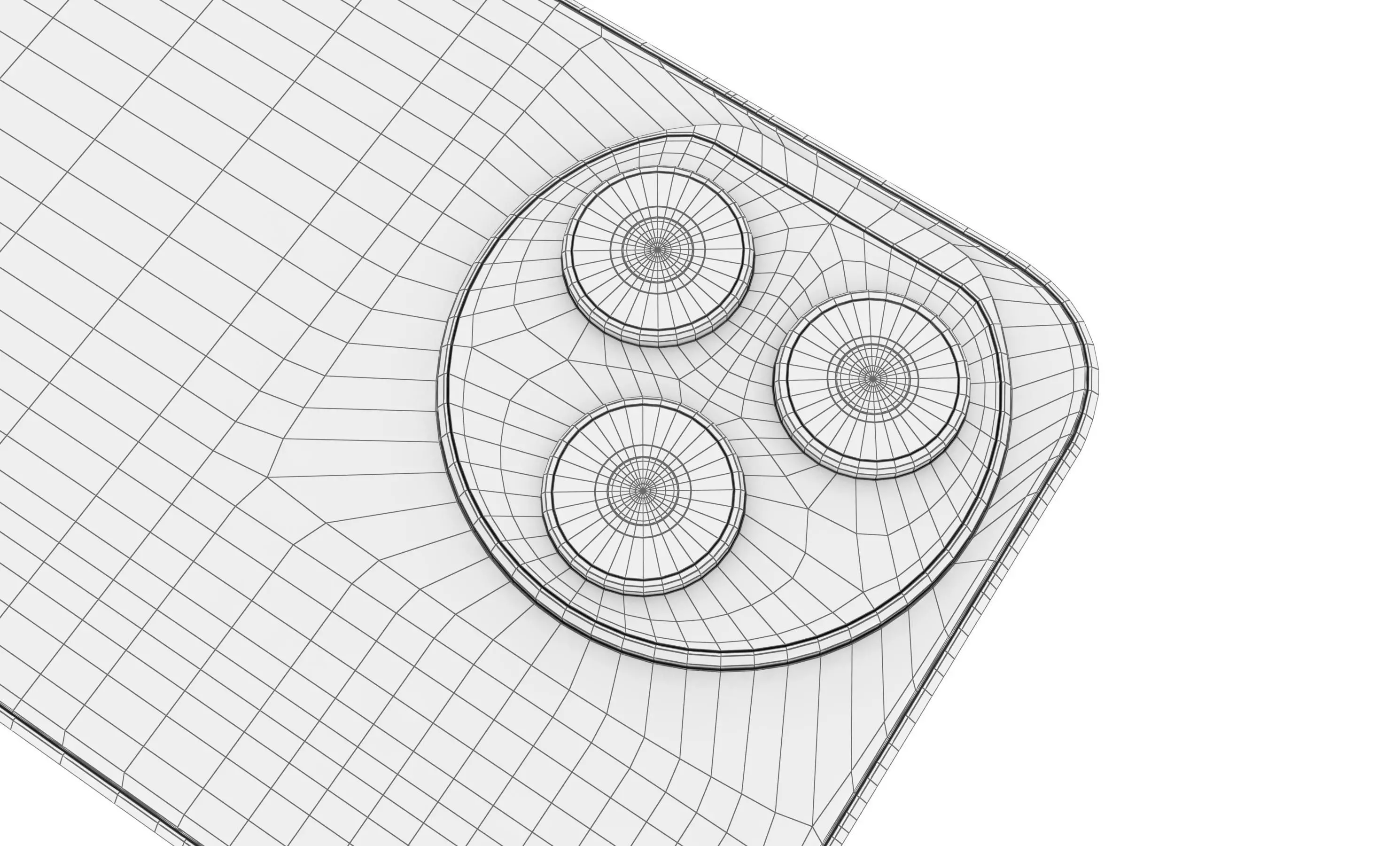 Honor X50i Plus Light Blue High Poly 3D model_26