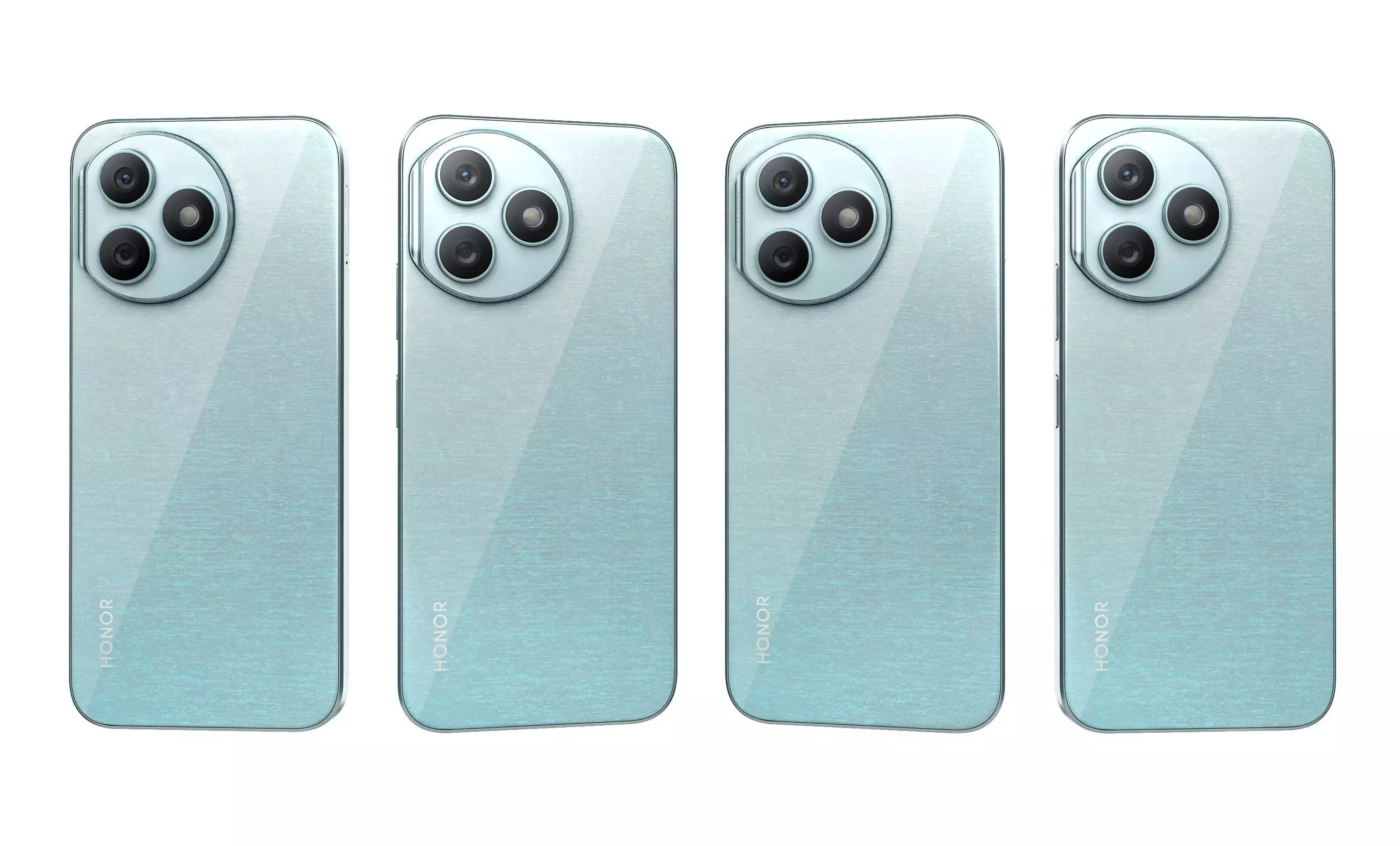 Honor X50i Plus Light Blue High Poly 3D model_13