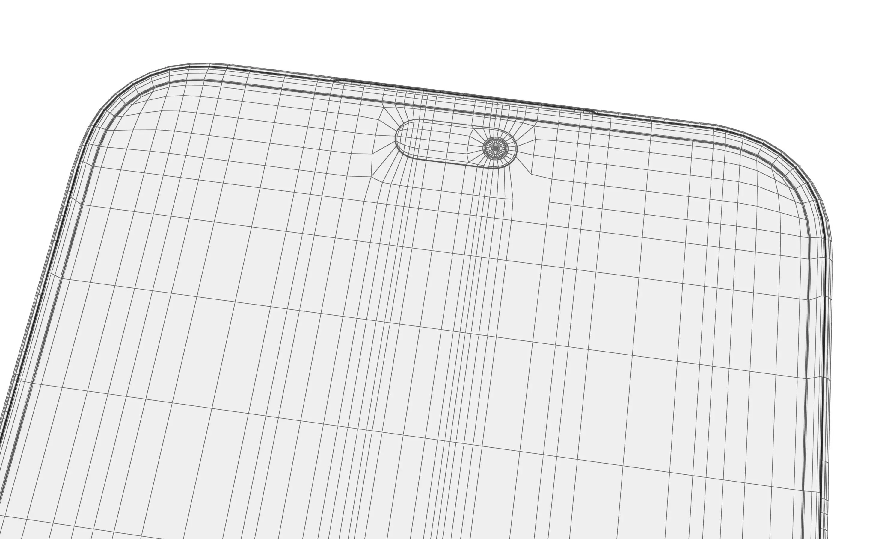 Honor X50i Plus Light Blue High Poly 3D model_22