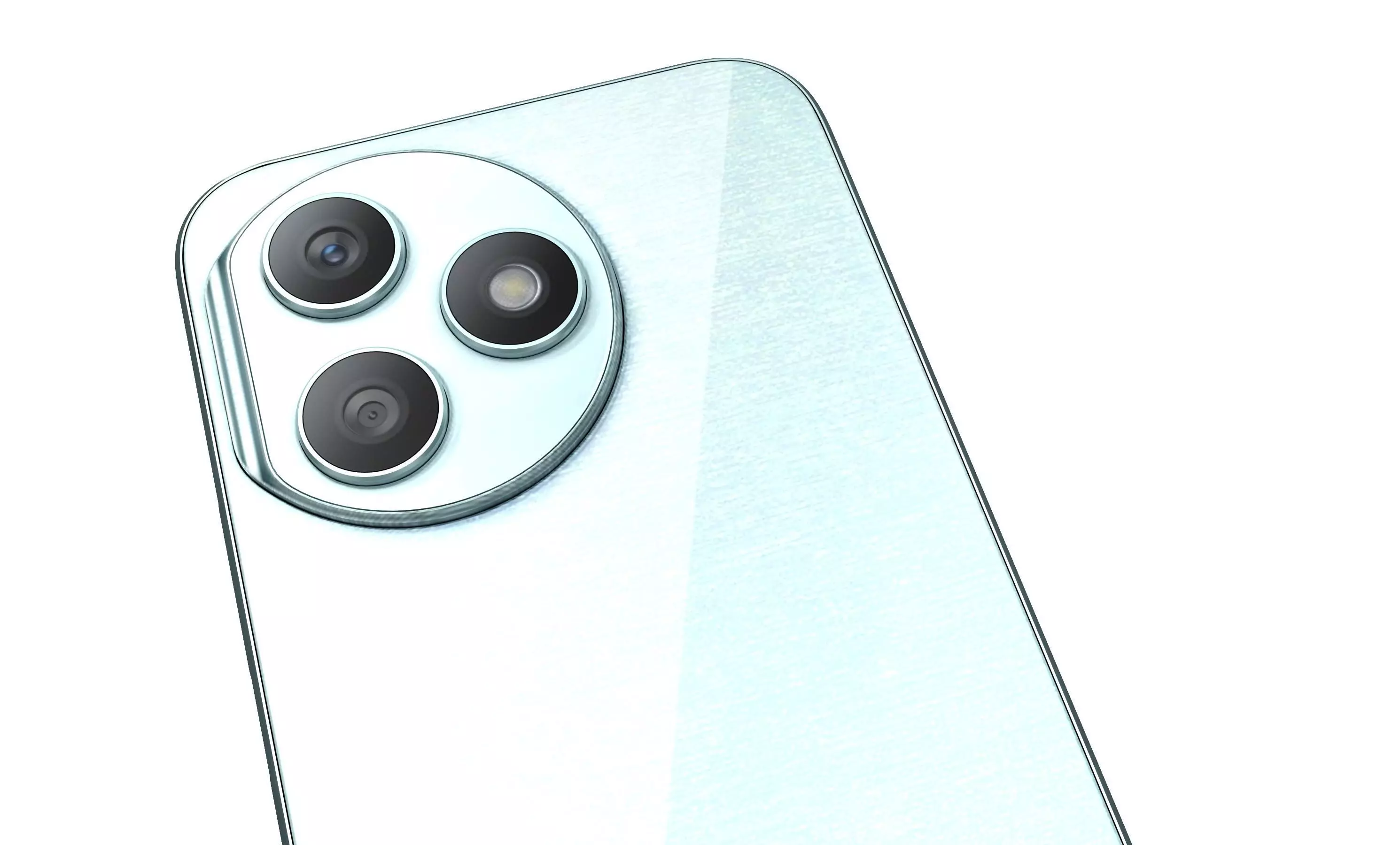 Honor X50i Plus Light Blue High Poly 3D model_3