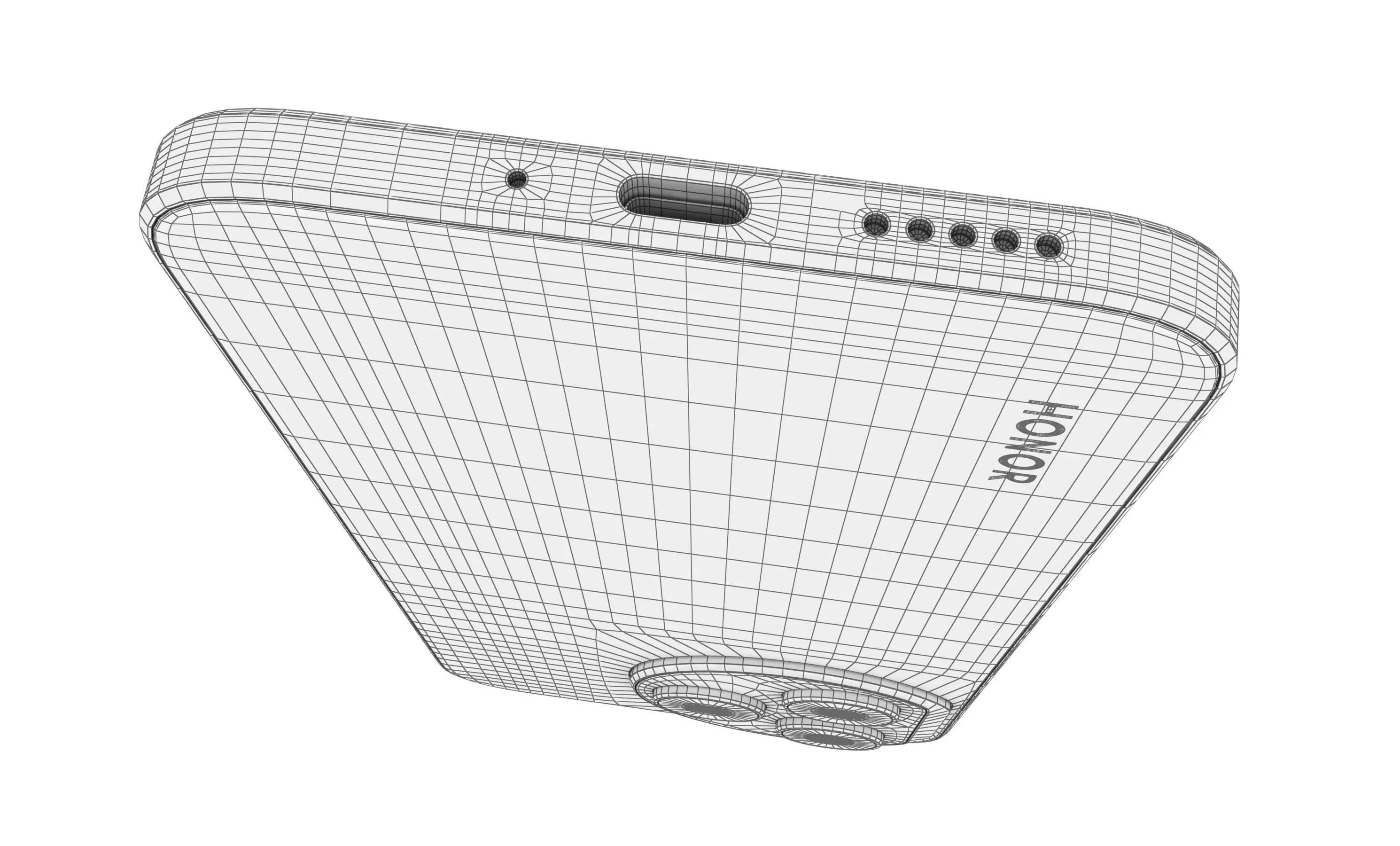 Honor X50i Plus Light Blue High Poly 3D model_18