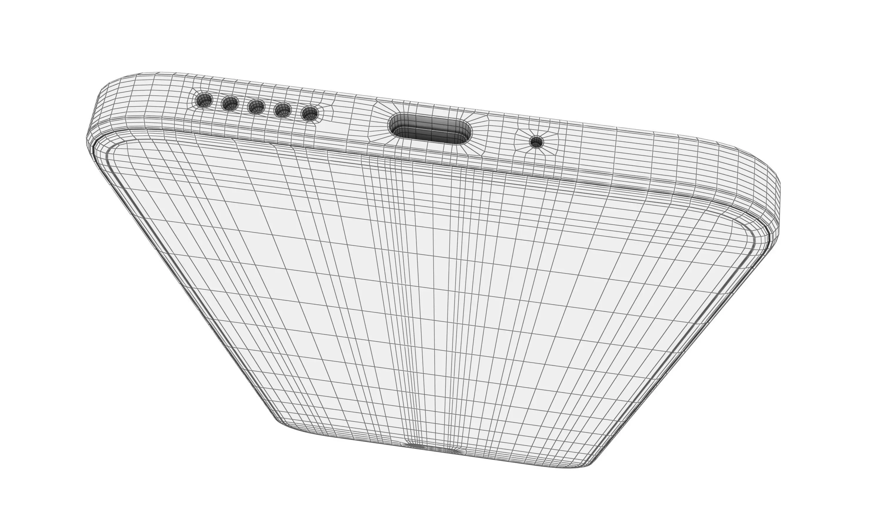 Honor X50i Plus Light Blue High Poly 3D model_29