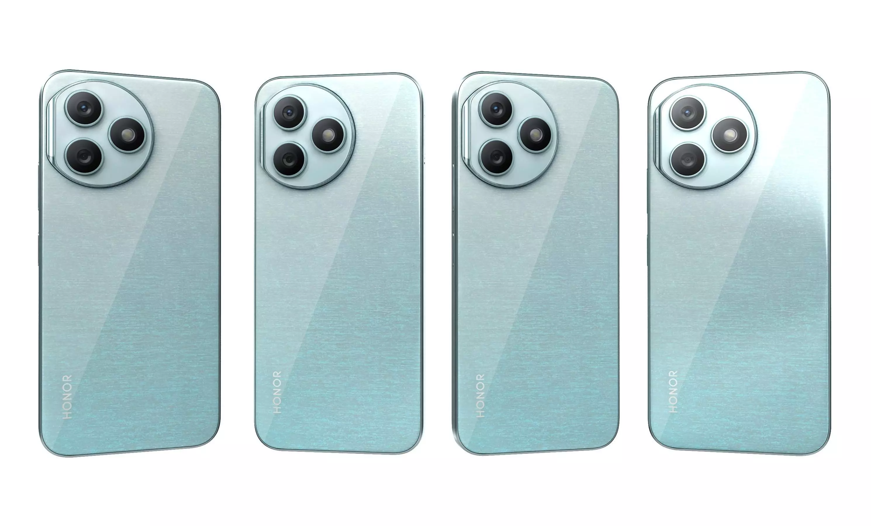 Honor X50i Plus Light Blue High Poly 3D model_6