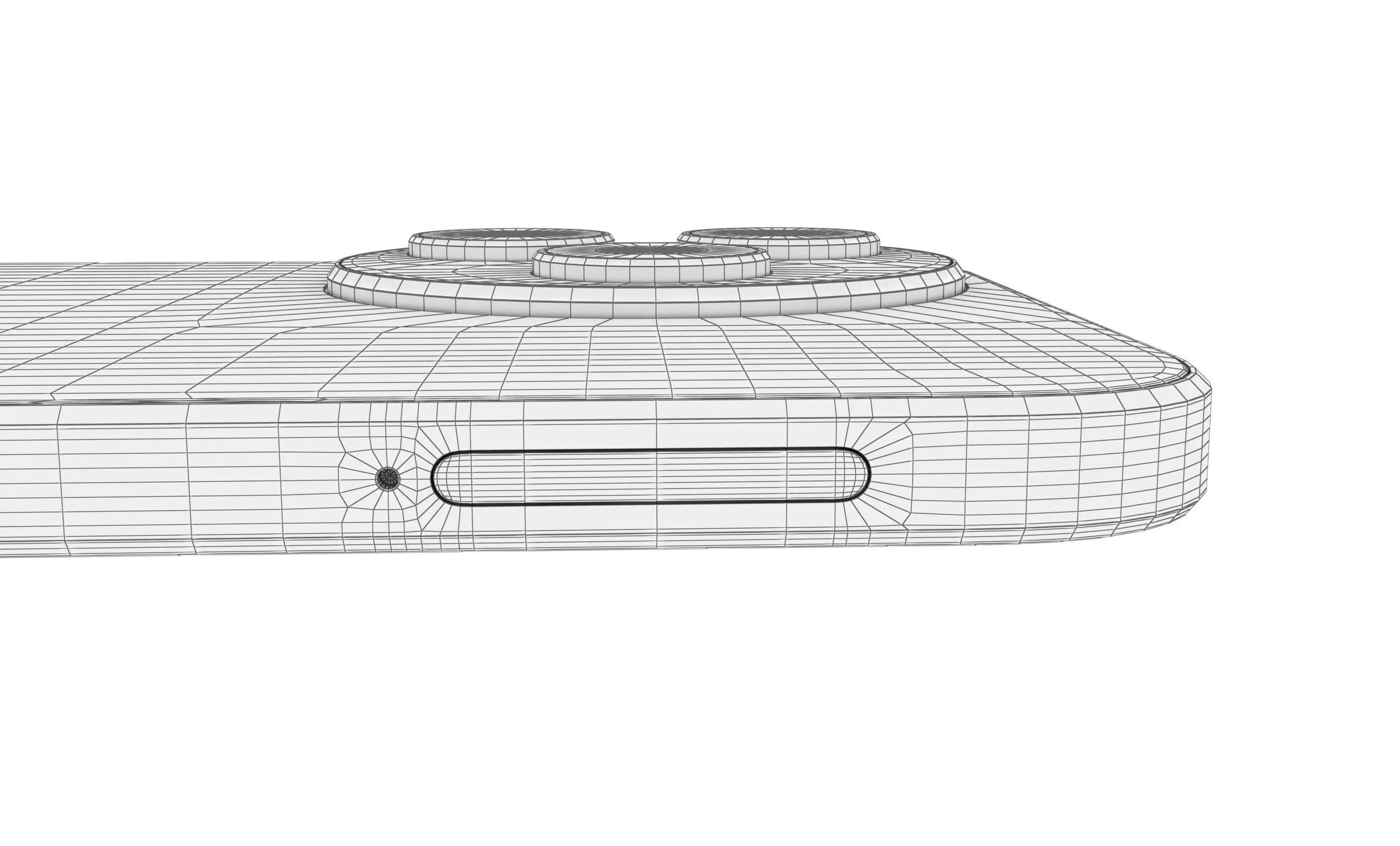 Honor X50i Plus Light Blue High Poly 3D model_23