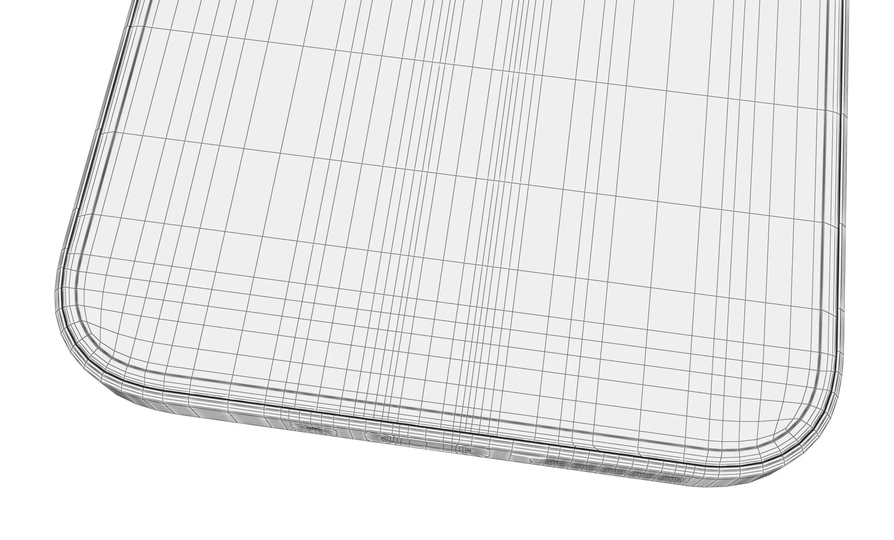 Honor X50i Plus Light Blue High Poly 3D model_24