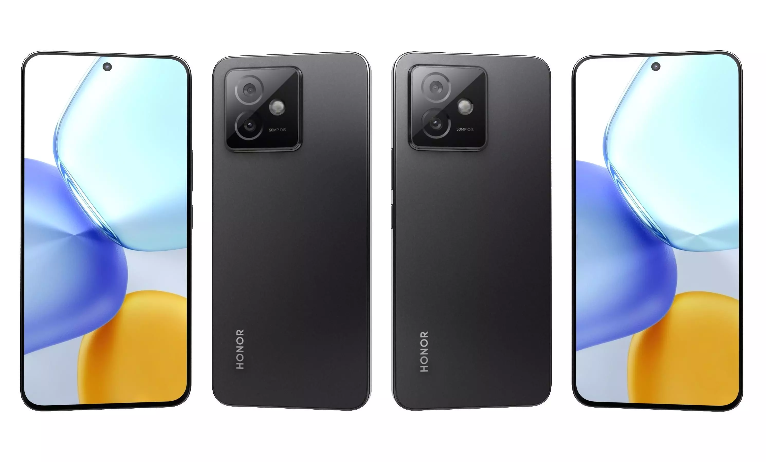 Honor X60 GT Black High Poly 3D model_0