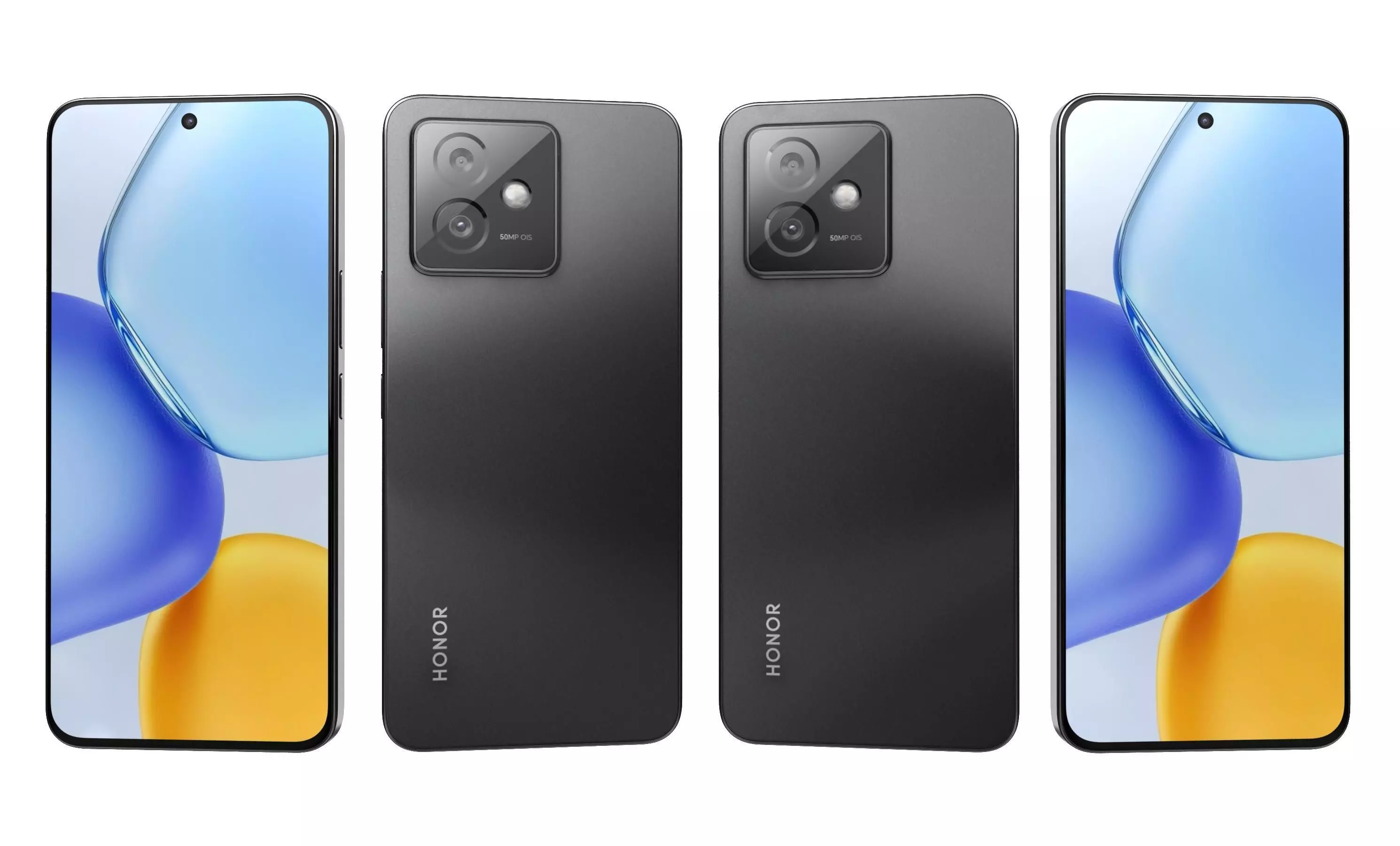 Honor X60 GT Black High Poly 3D model_8