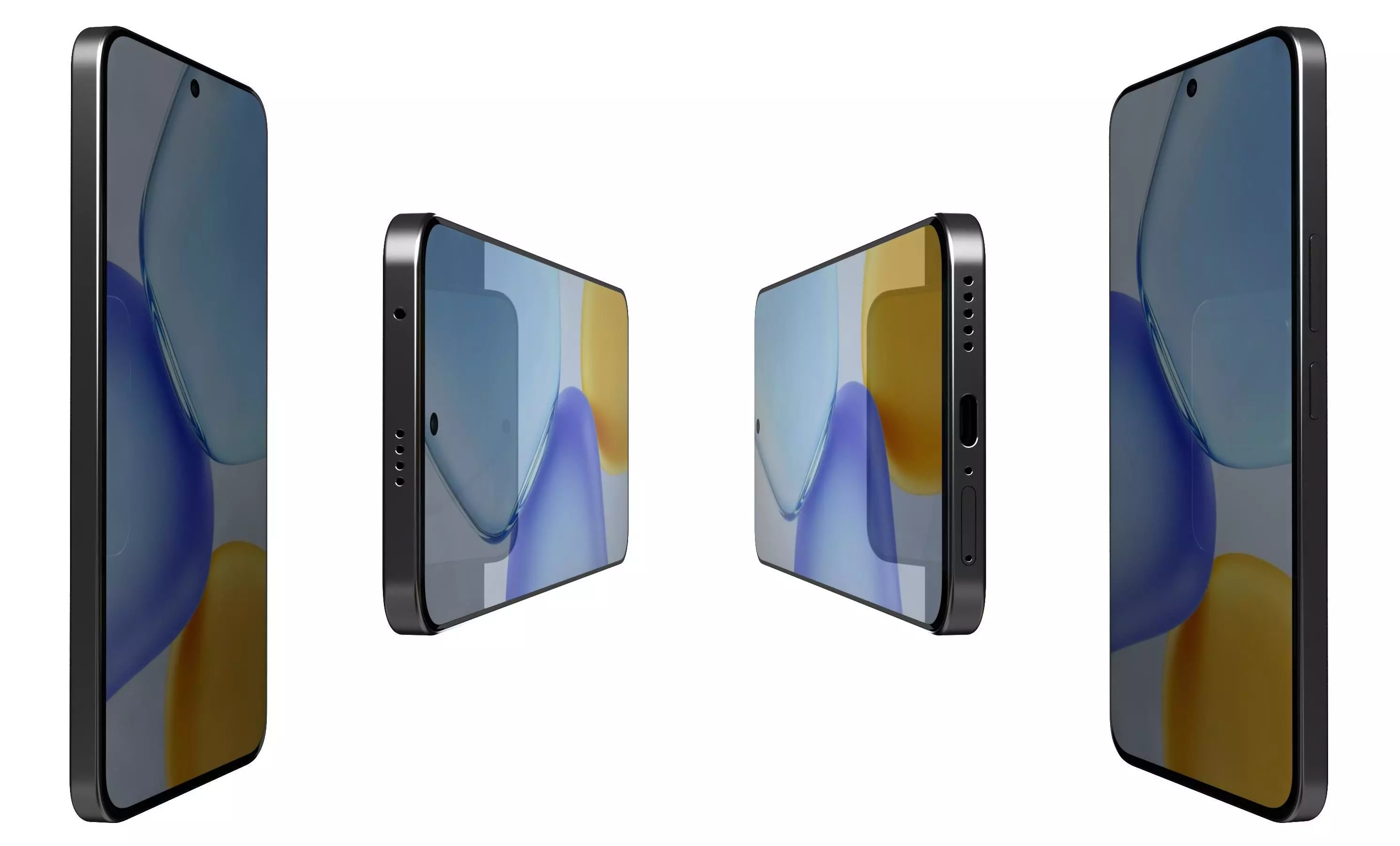 Honor X60 GT Black High Poly 3D model_2