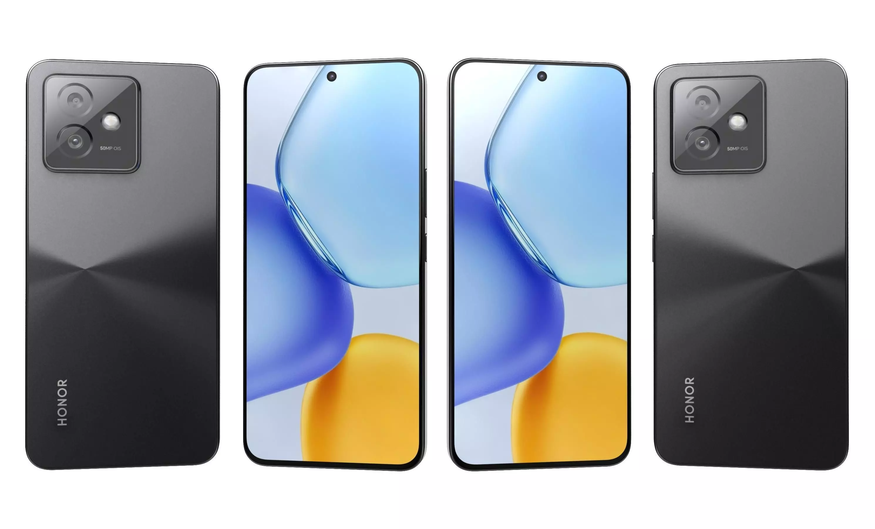 Honor X60 GT Black High Poly 3D model_5