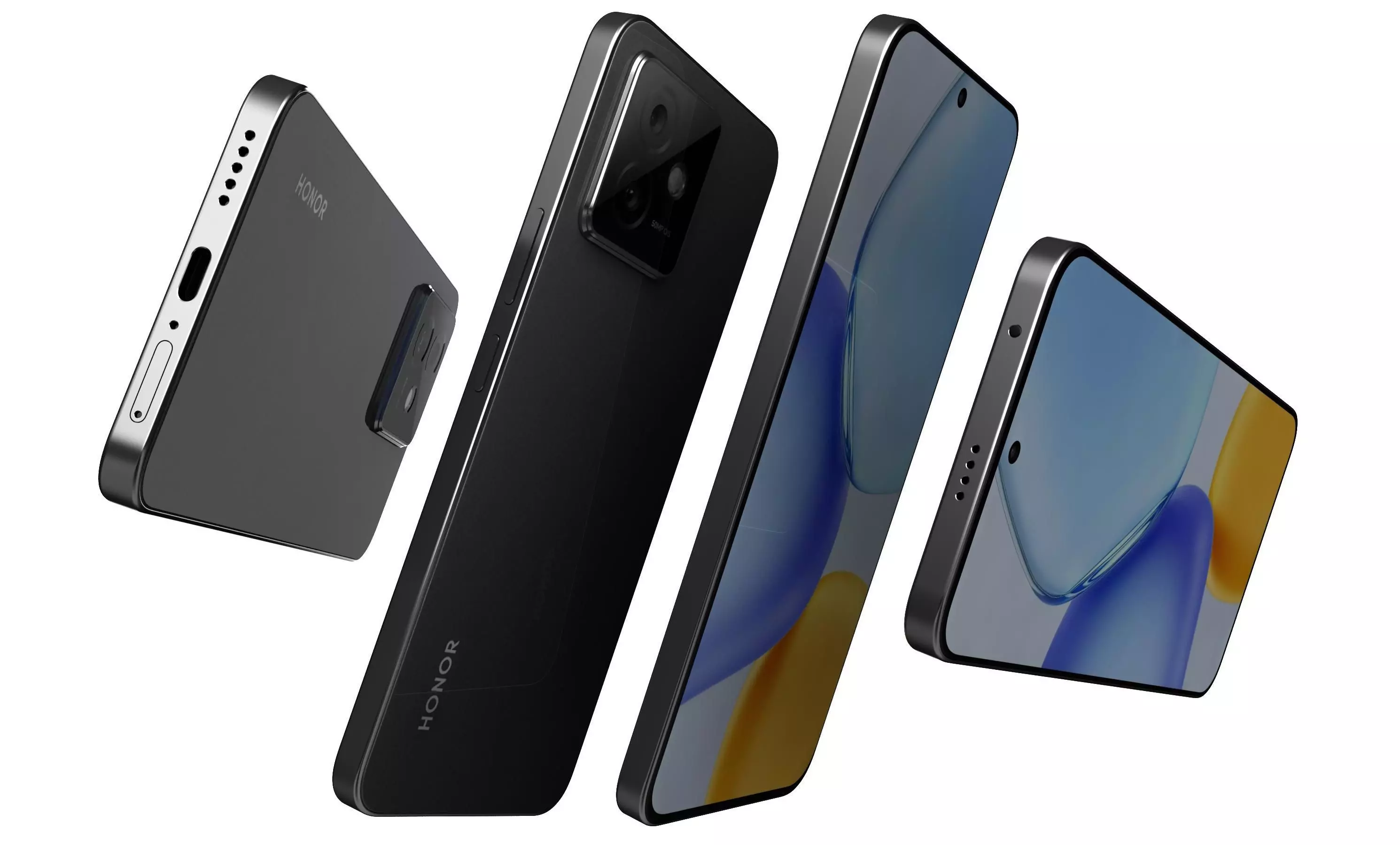 Honor X60 GT Black High Poly 3D model_19