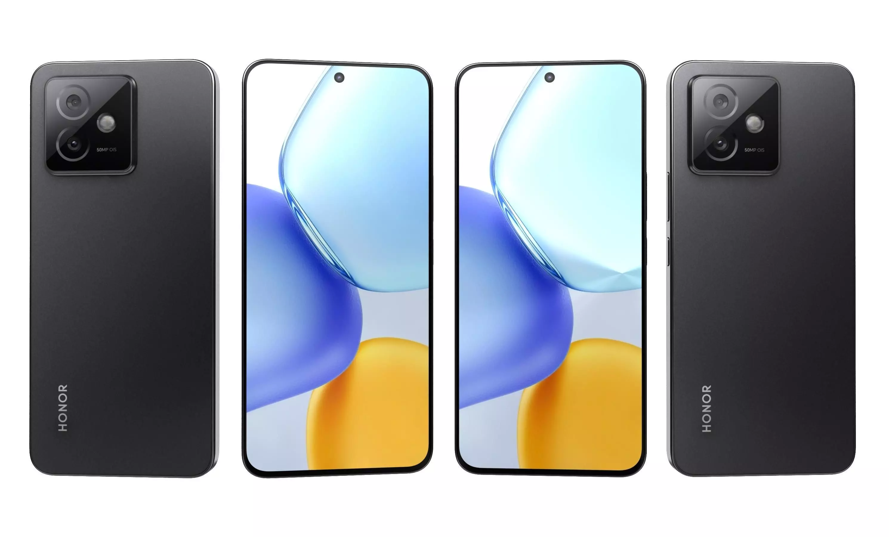 Honor X60 GT Black High Poly 3D model_7