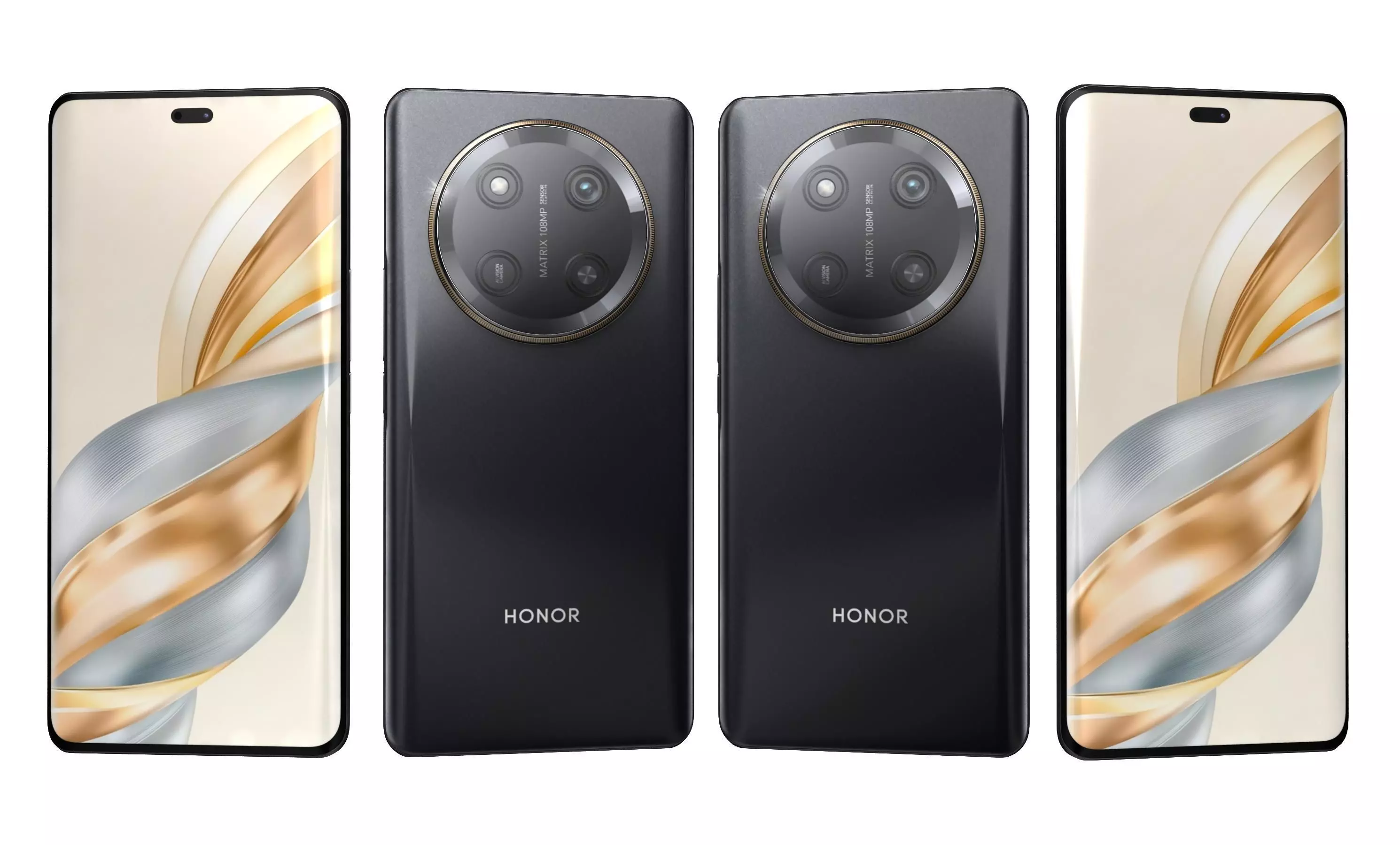 Honor X60 Pro Black High Poly 3D model_25