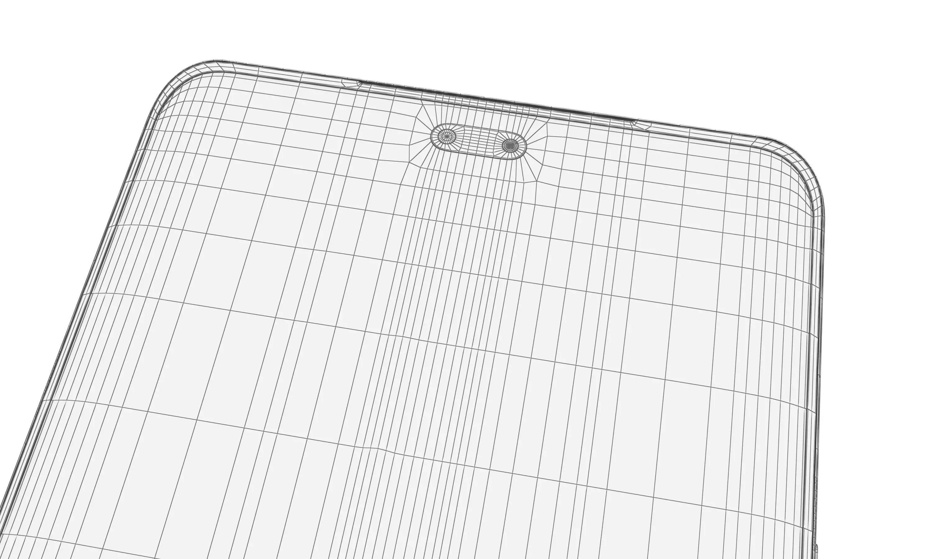 Honor X60 Pro Black High Poly 3D model_18