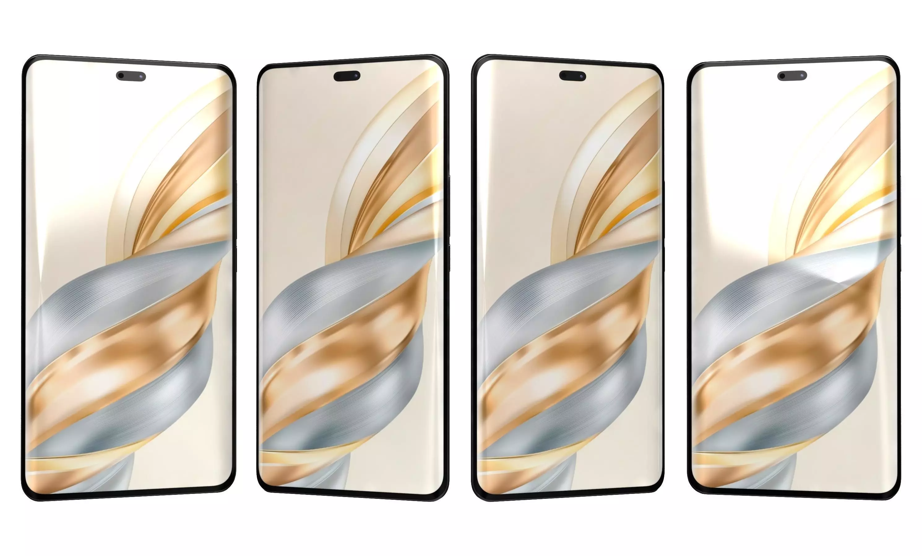 Honor X60 Pro Black High Poly 3D model_10