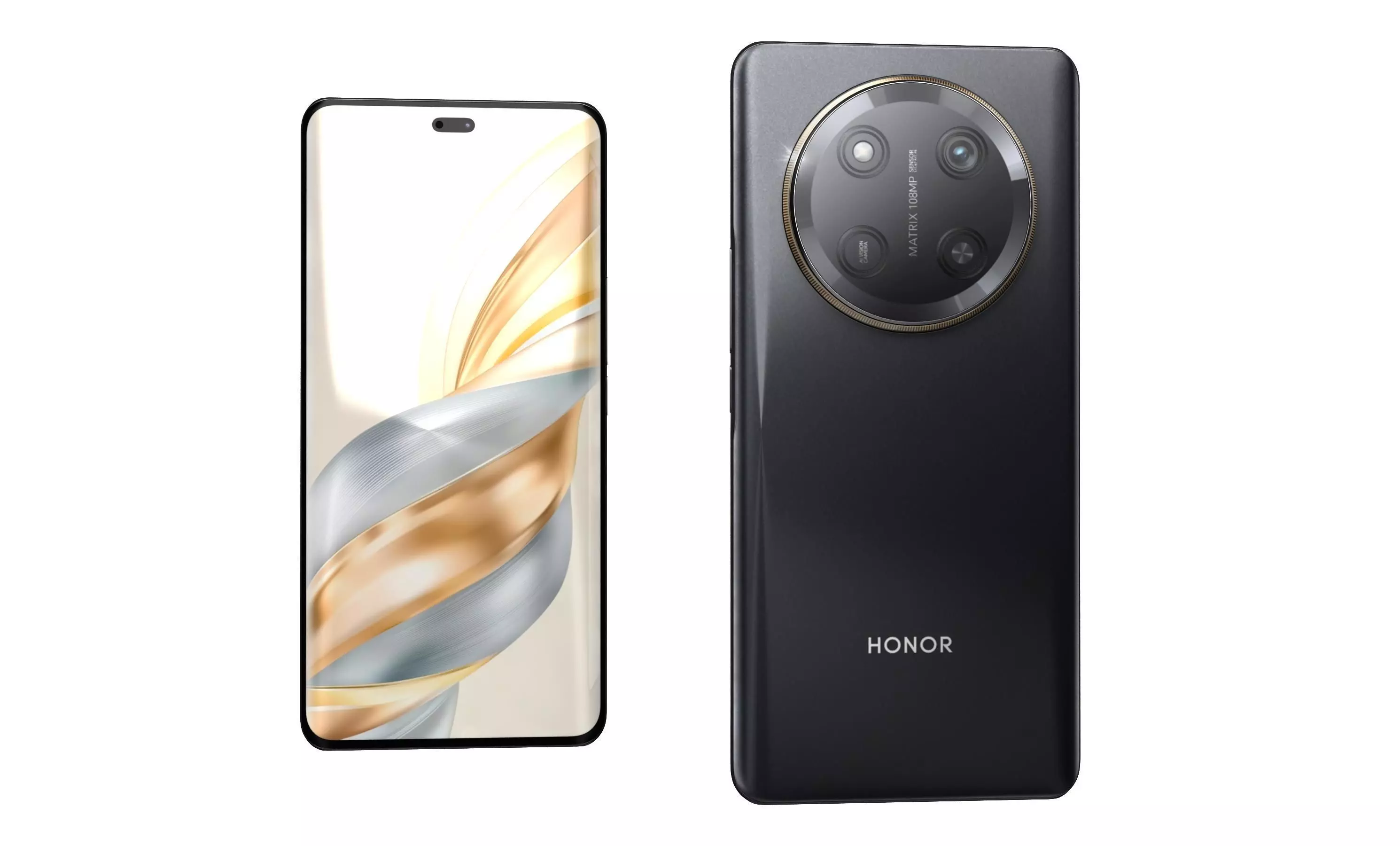 Honor X60 Pro Black High Poly 3D model_1