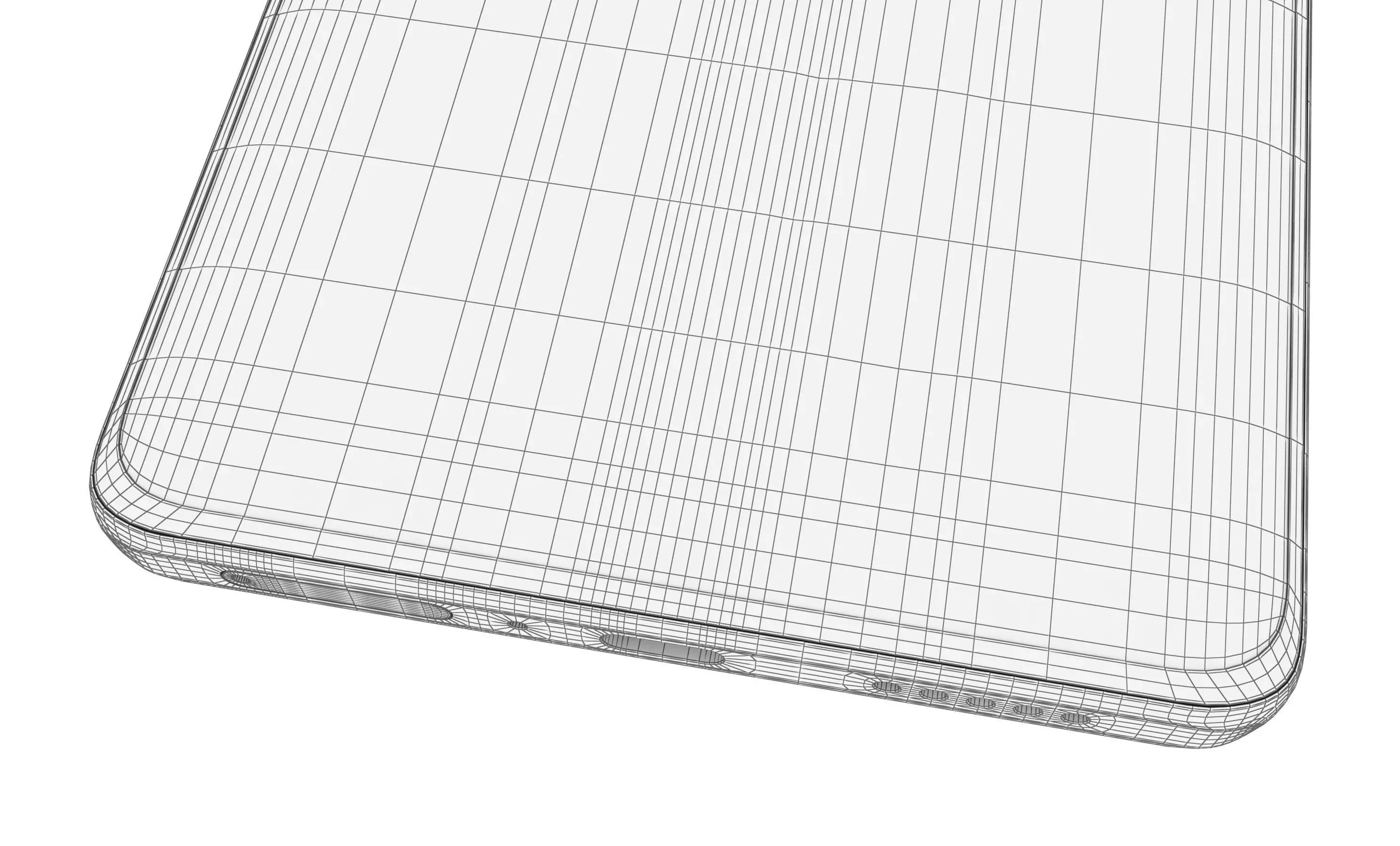 Honor X60 Pro Black High Poly 3D model_17