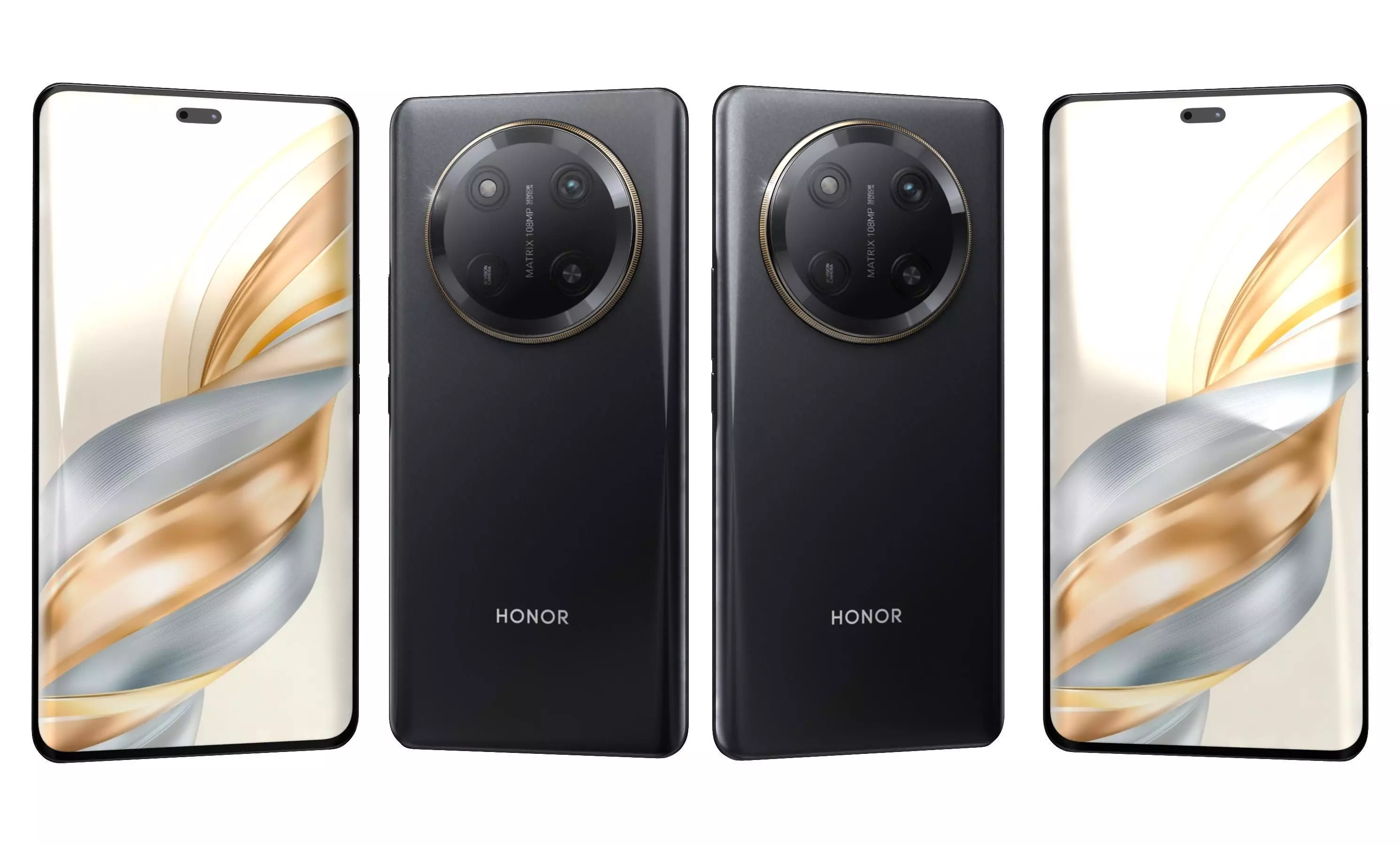 Honor X60 Pro Black High Poly 3D model_27