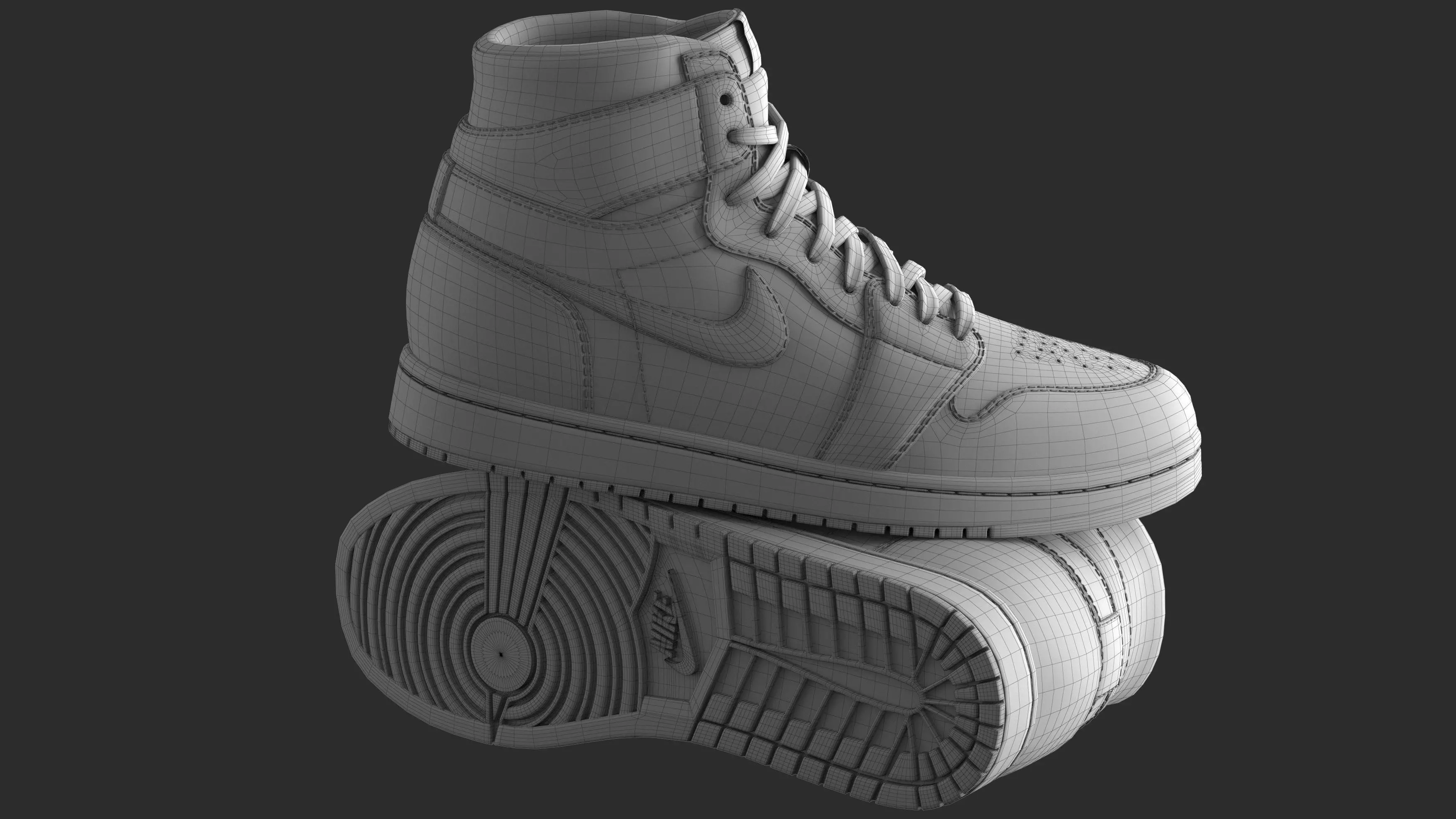 Nike Jordan 3D model 3D model_1