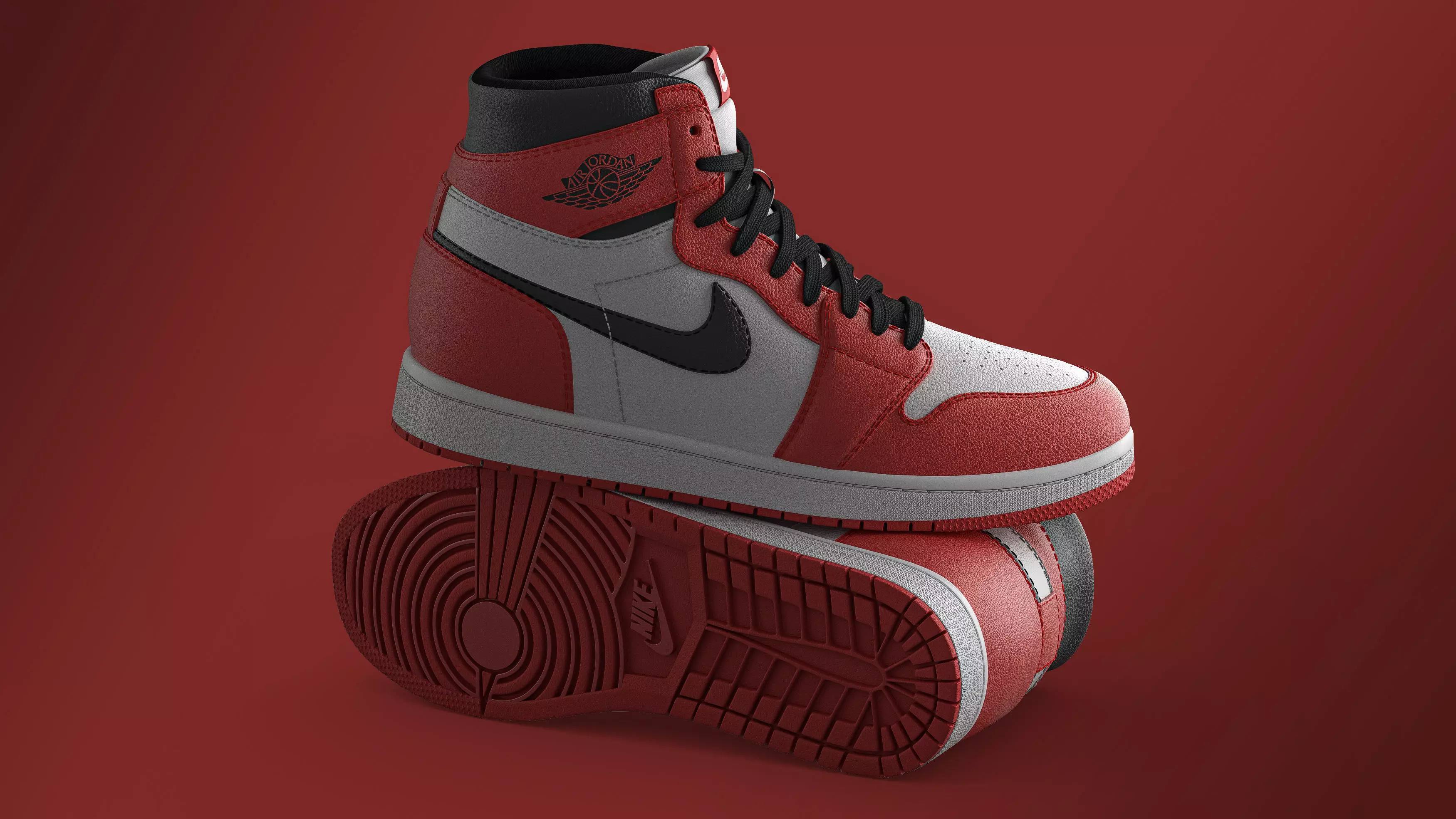 Nike Jordan 3D model 3D model_7