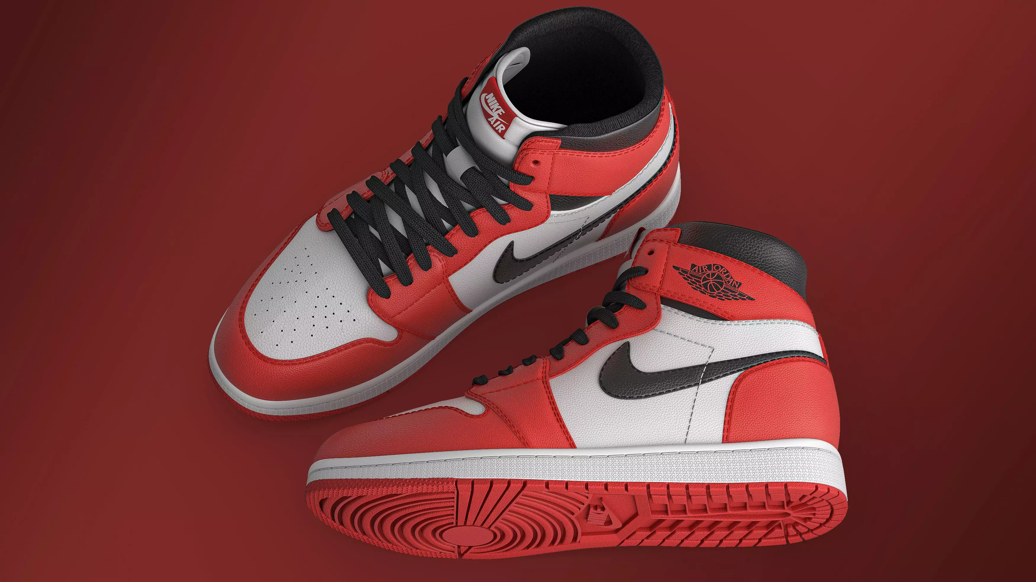 Nike Jordan 3D model 3D model_6