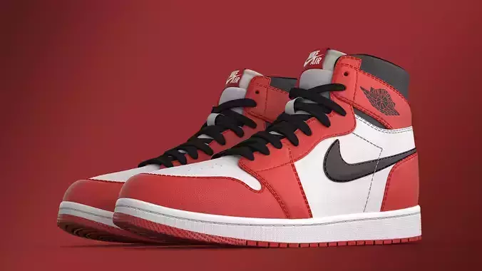 Nike Jordan 3D model