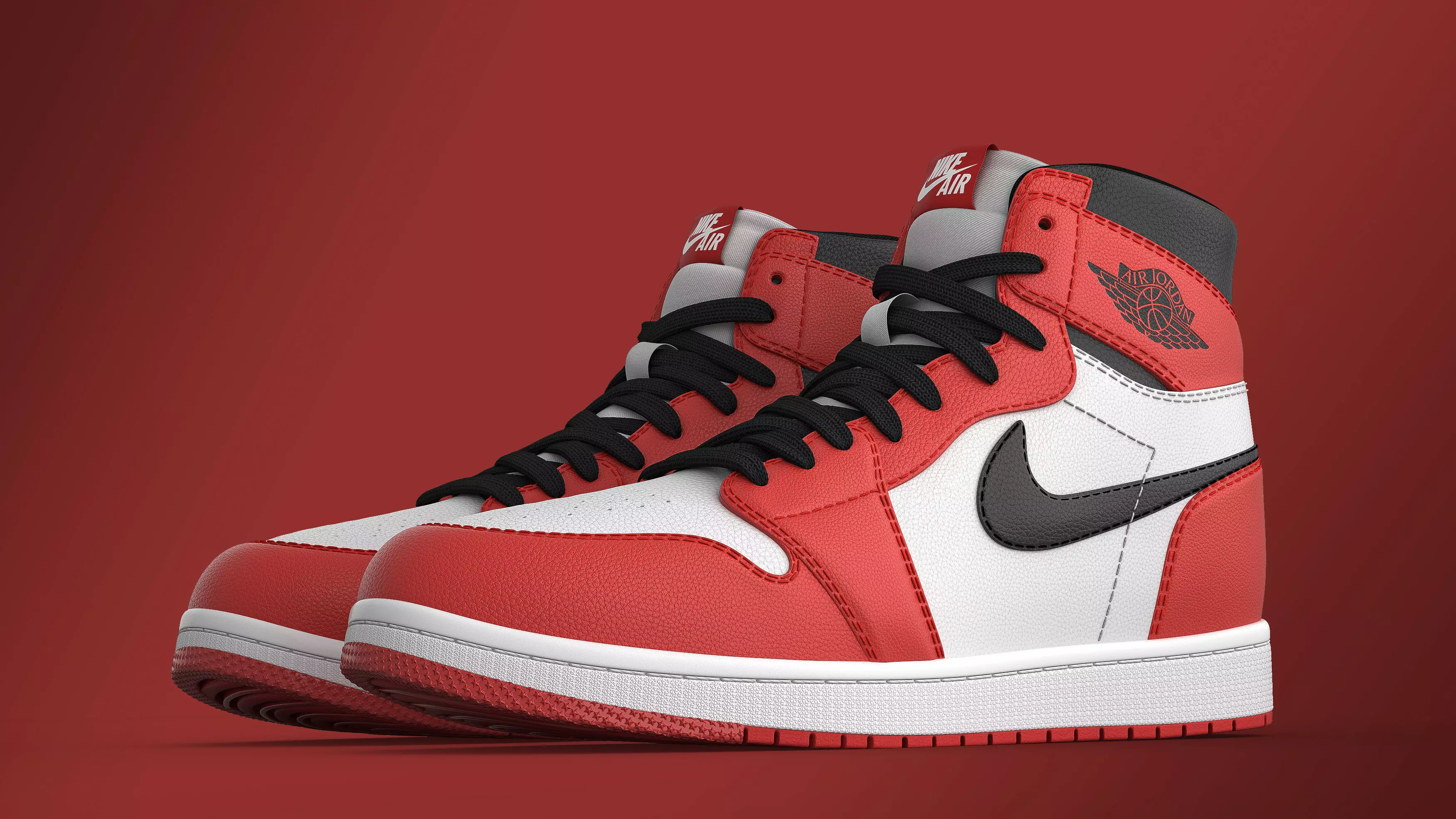 Nike Jordan 3D model 3D model_0