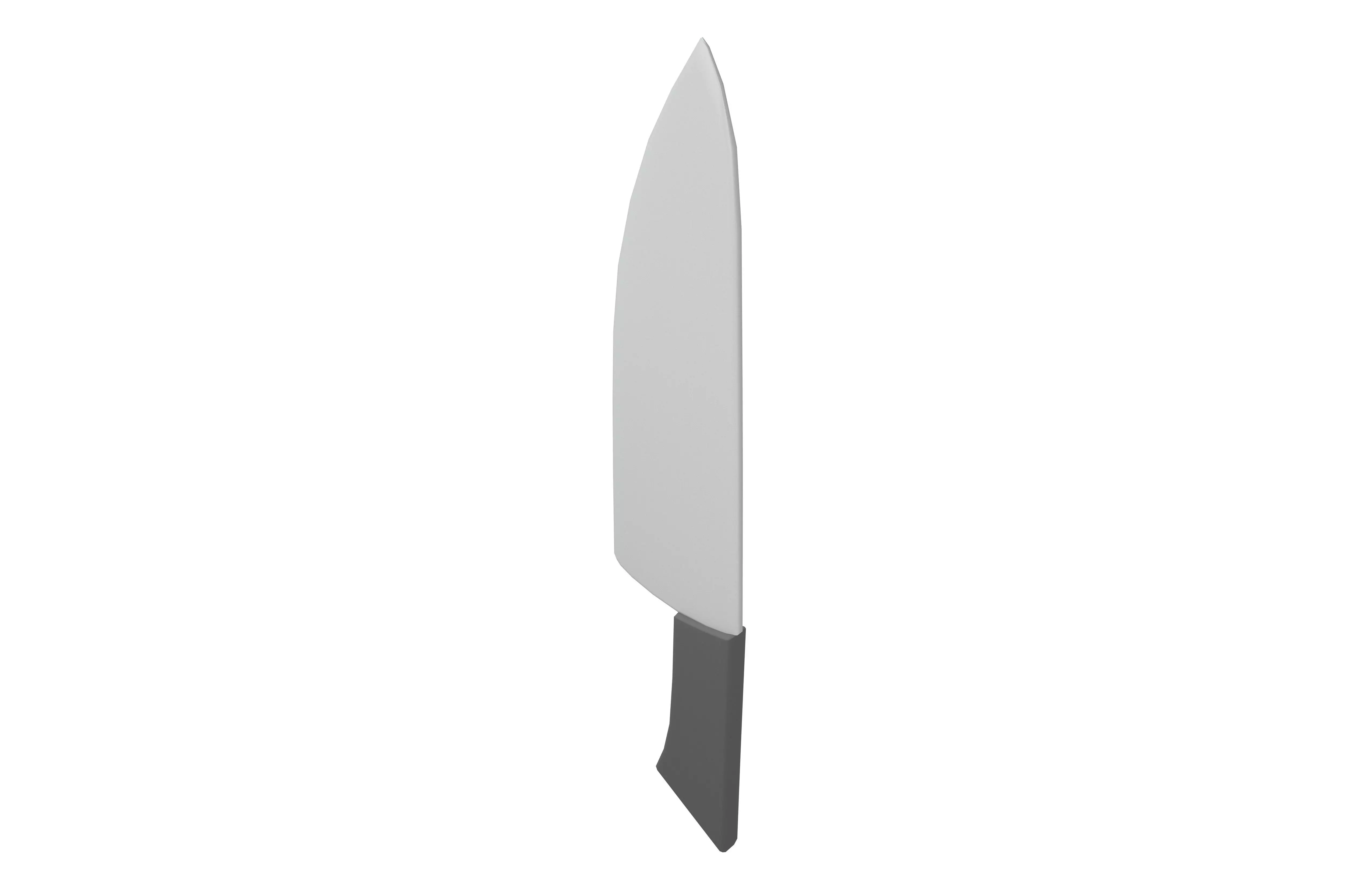Low Poly Kitchen Knive v1 001 Low-poly 3D model_2