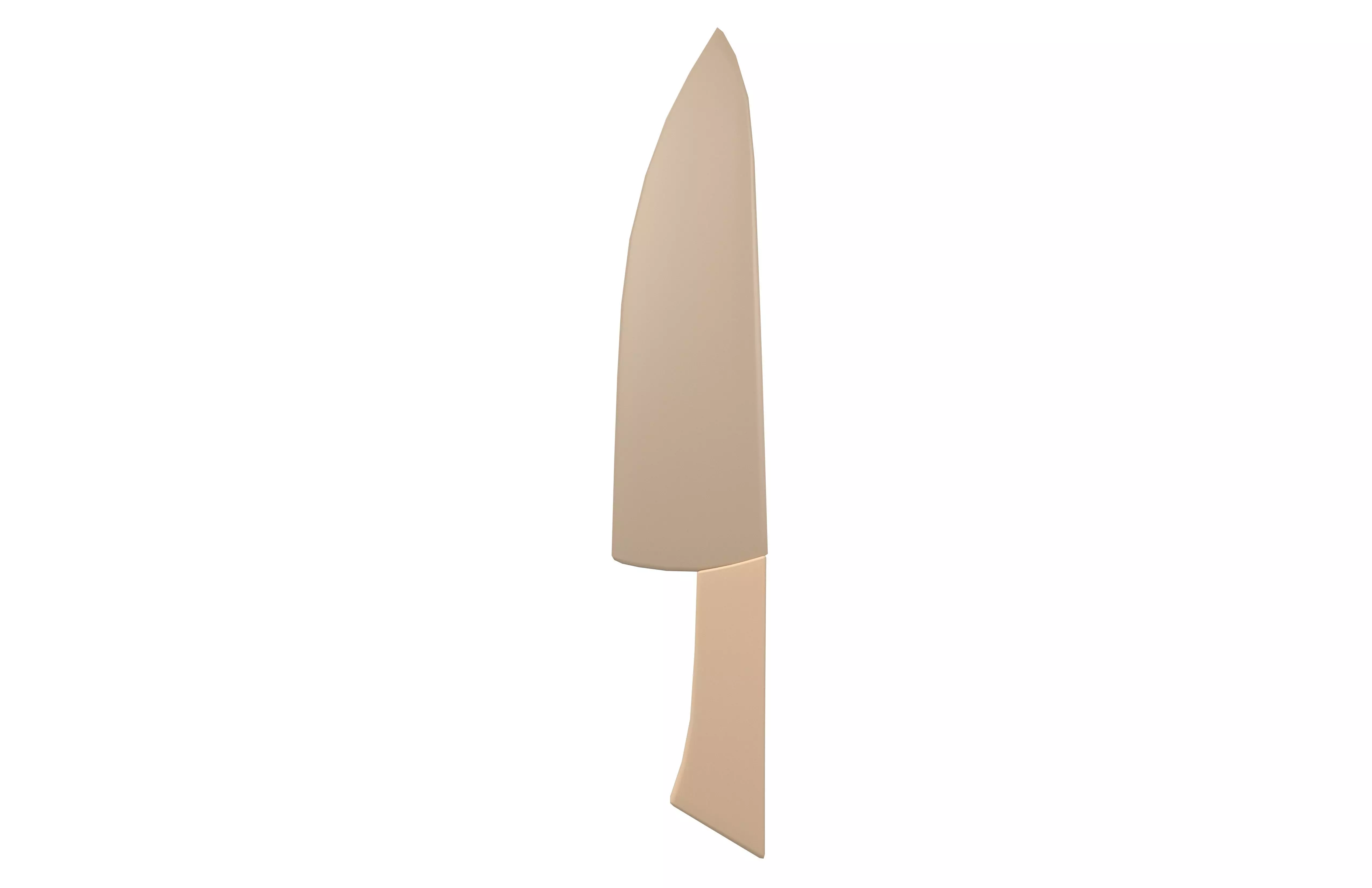 Low Poly Kitchen Knive v1 002 Low-poly 3D model_1