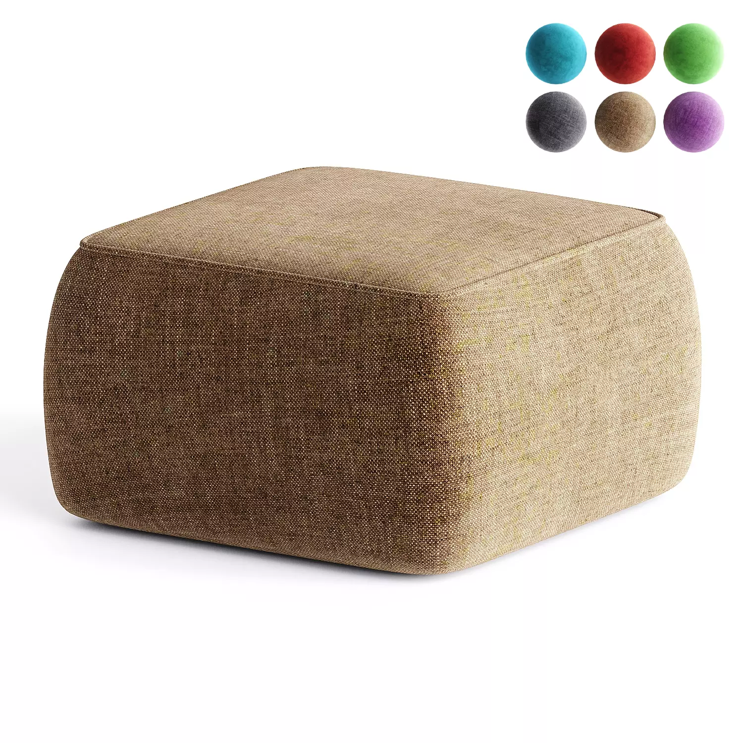 pouf rondo 3D model_0