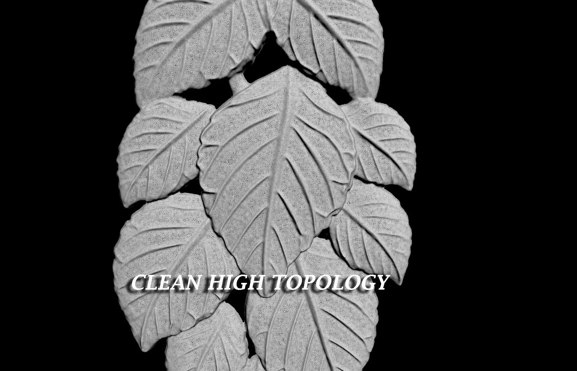 ARTISTIC DESIGN LEAF WOMEN PENDANT 3D print model_9