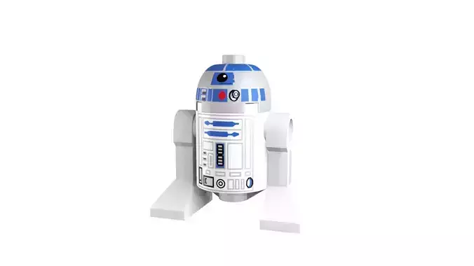 3D print minifigure - R2-D2