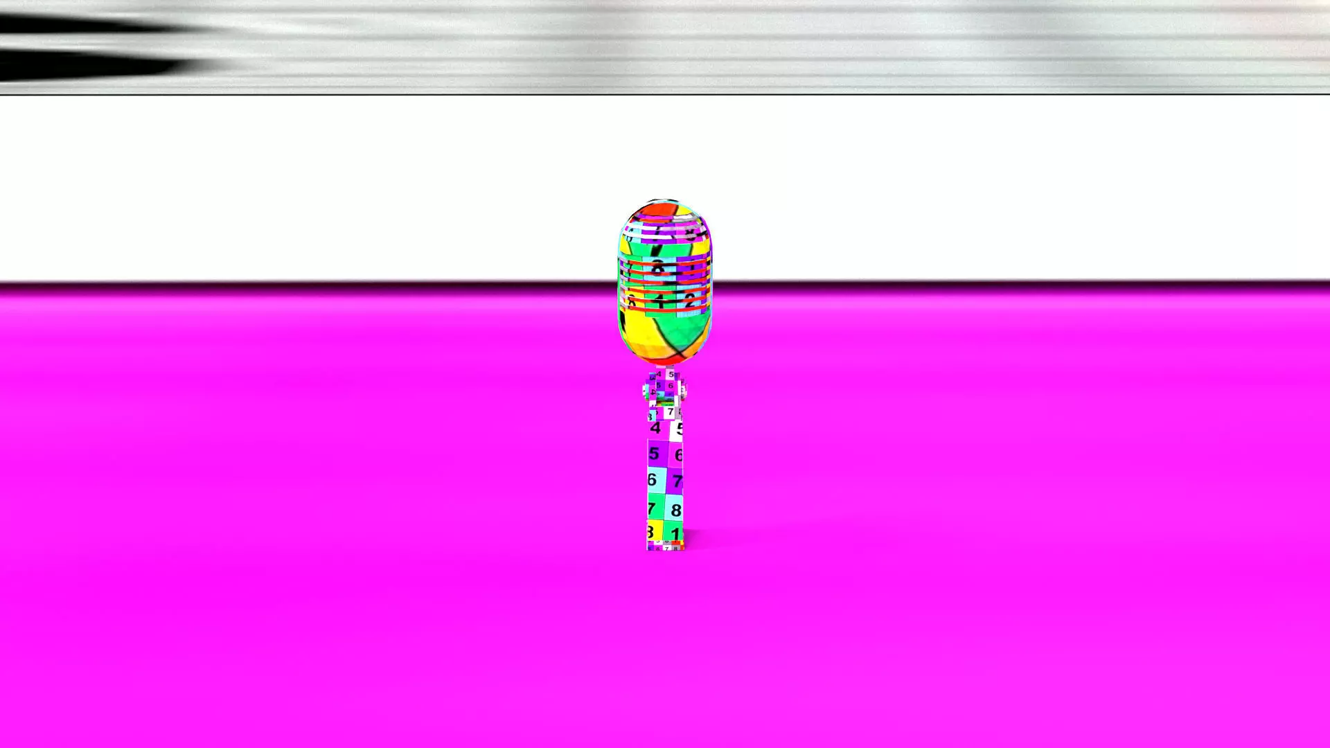 laos Ribbon Microphone Low-poly 3D model_13