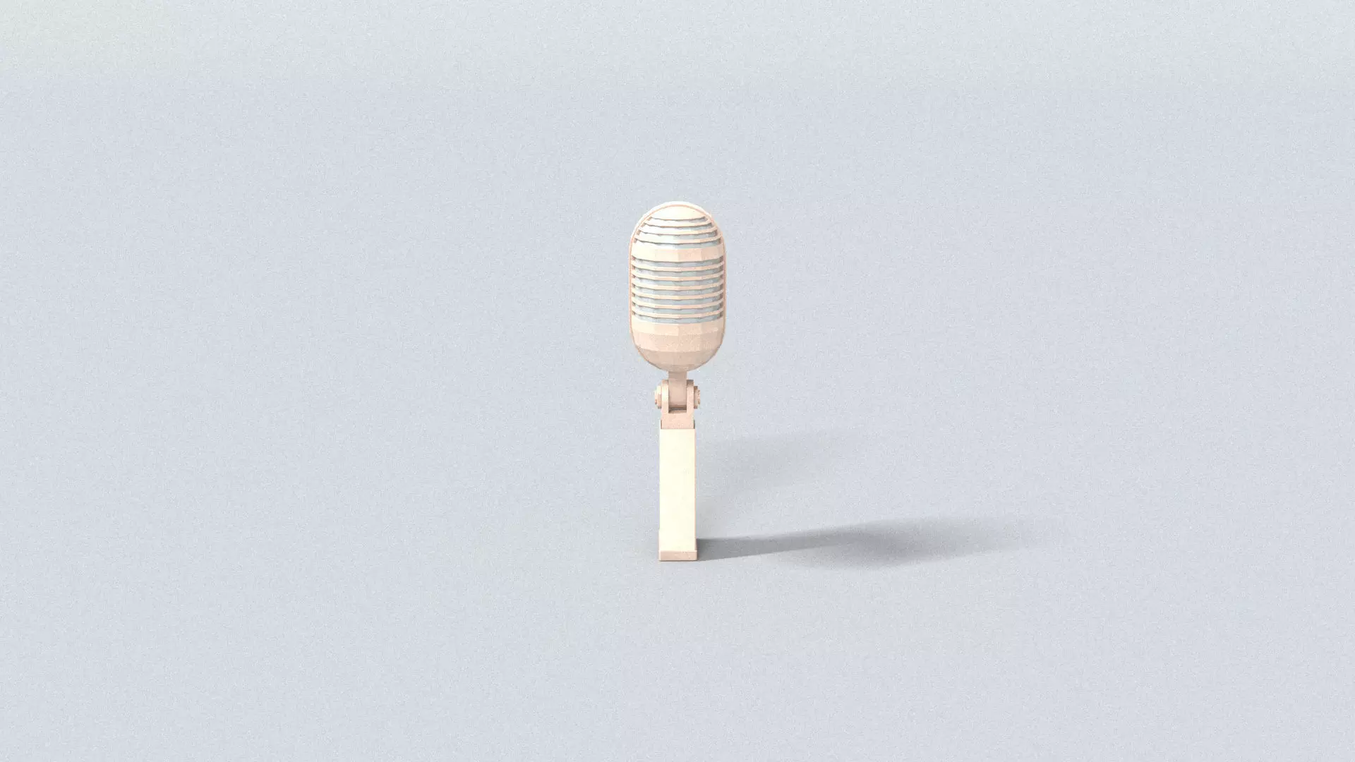 laos Ribbon Microphone Low-poly 3D model_3