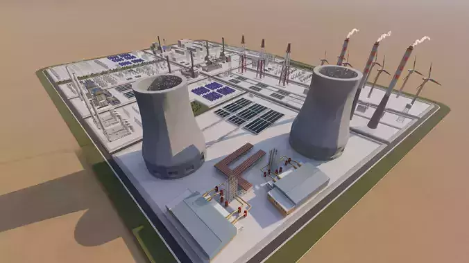 Power plant-Industrial power plant-Power generation Station