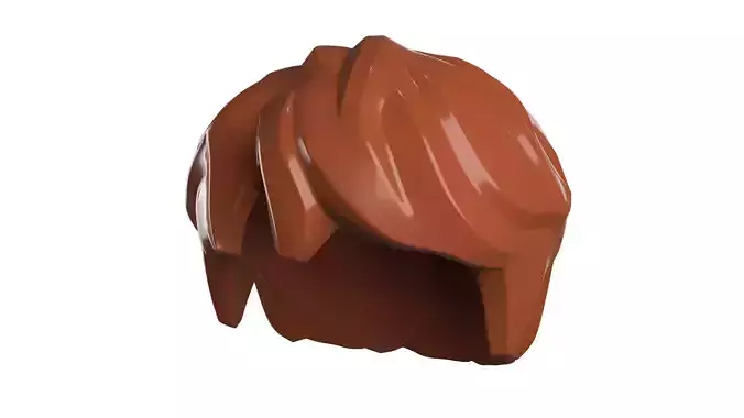 Custom3Dprint Minifigure Accessory - Minifigure Hair S2 - 080