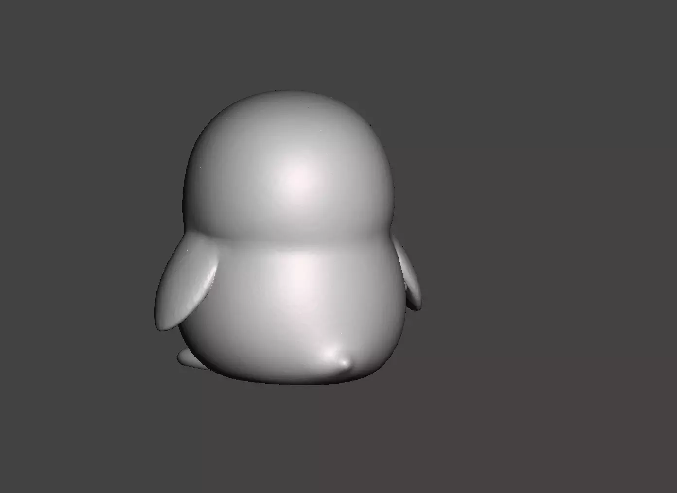 Cute penguin 3D print model_1