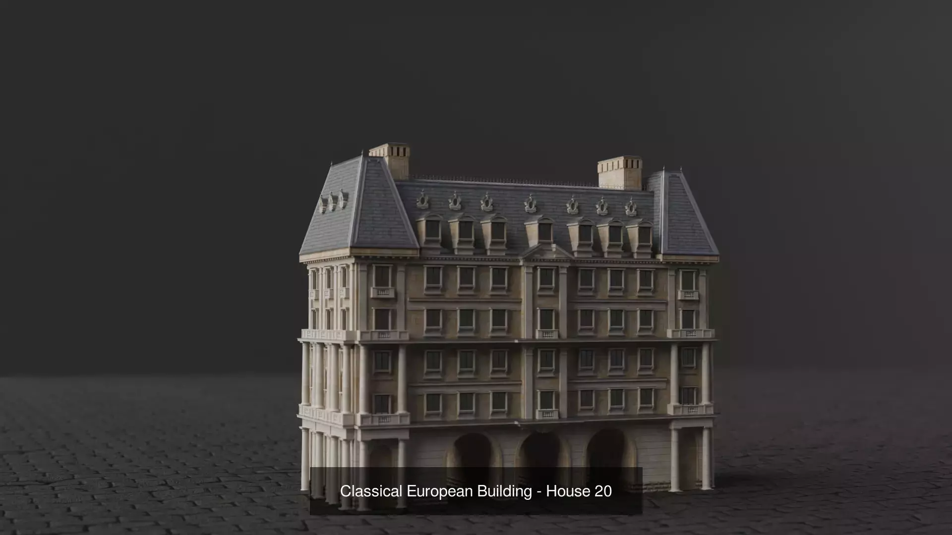 Classical European Building Collection _25