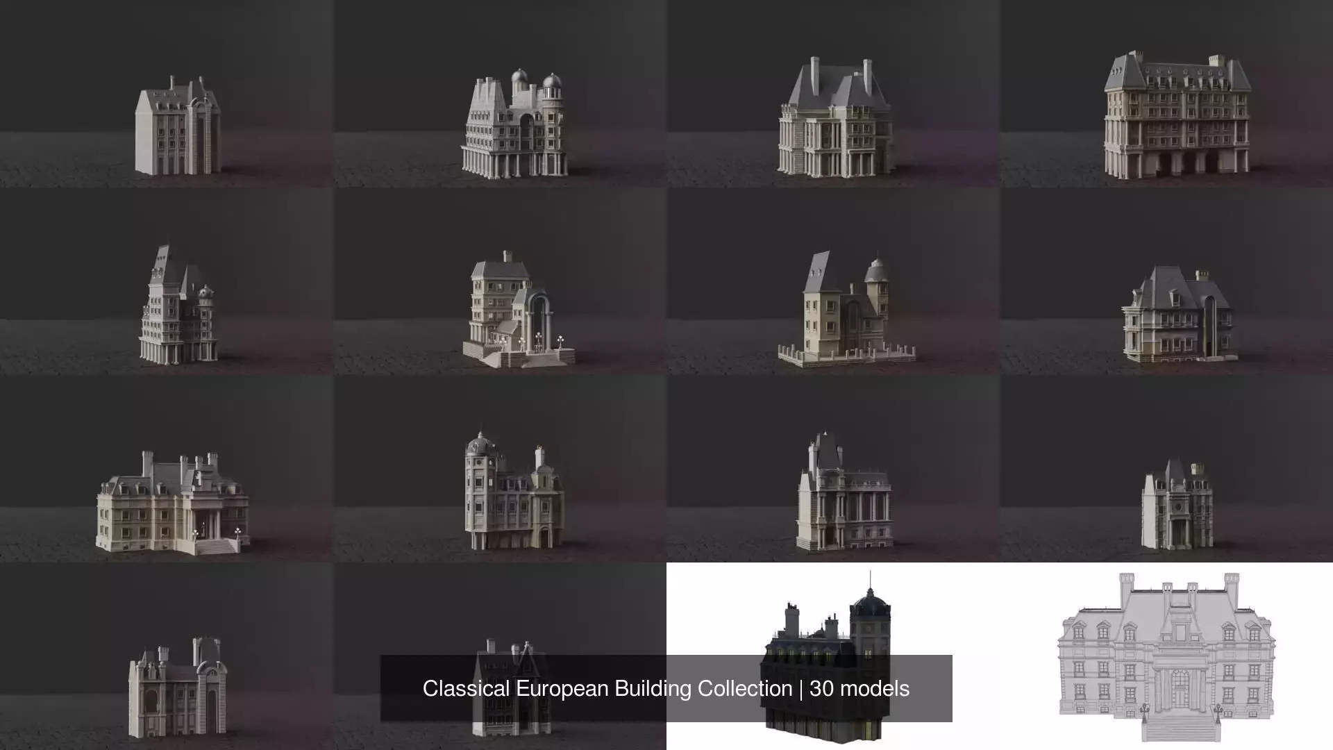 Classical European Building Collection _4
