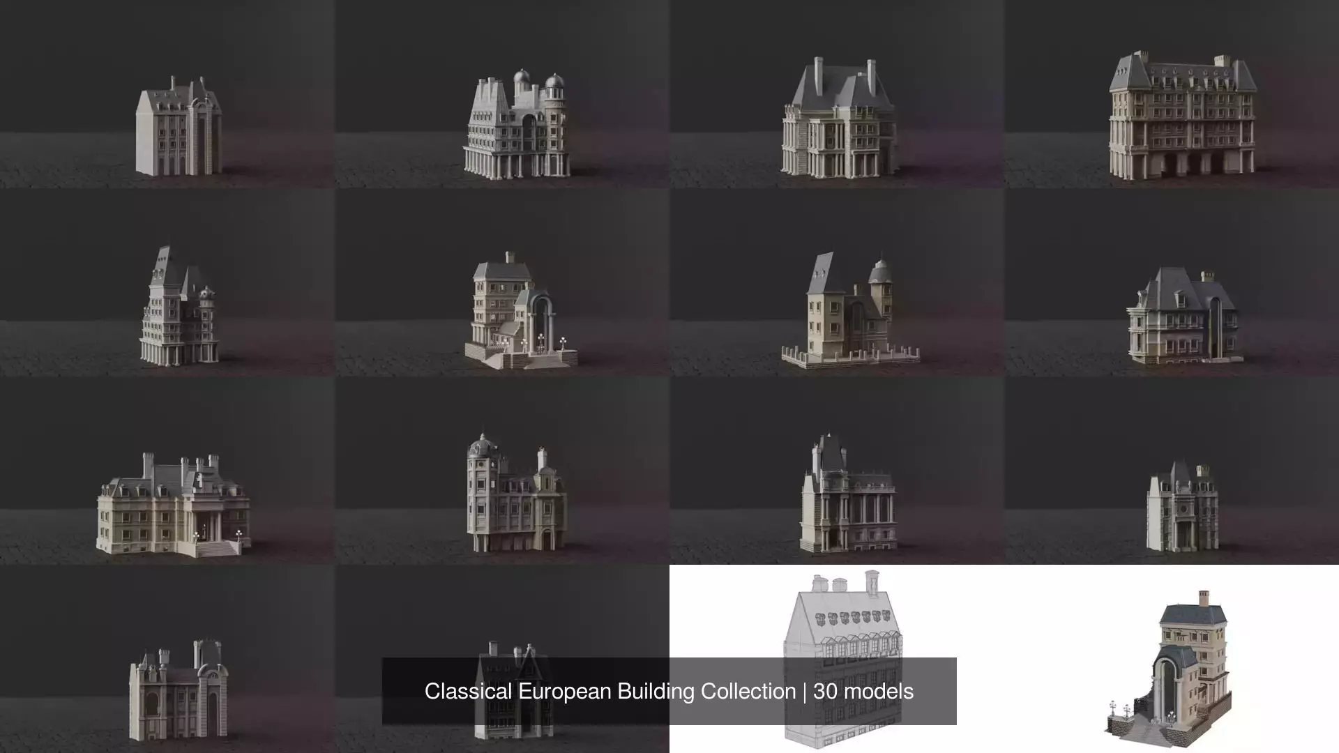 Classical European Building Collection _3